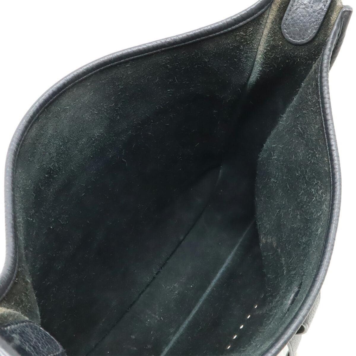 Hermes Black Taurillon Clemence Leather Shoulder Bag (Pre-Owned)