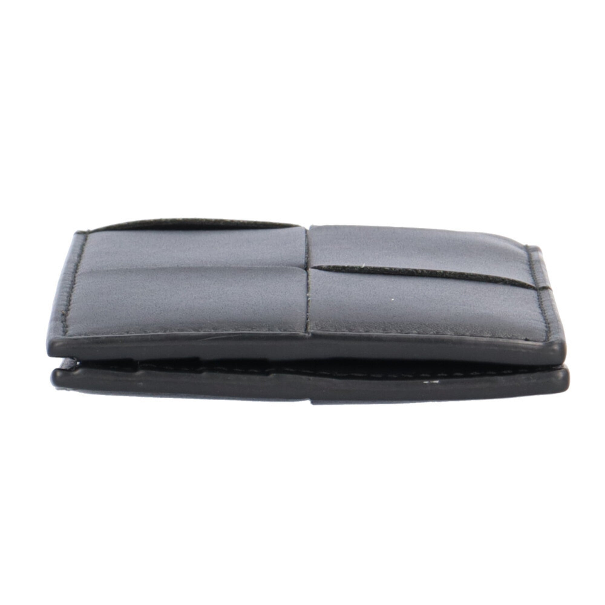 Bottega Veneta Black Leather Wallet (Bi-Fold) (Pre-Owned)