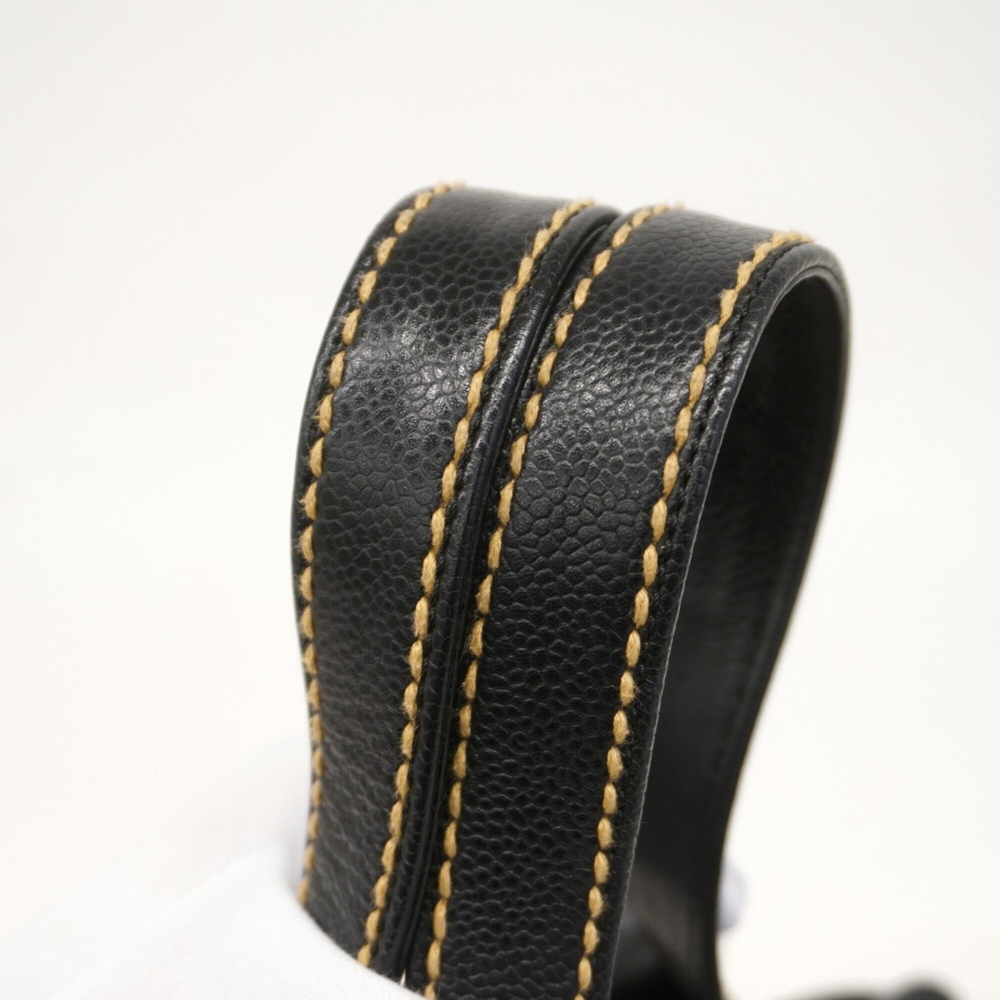 Chanel Black Grained Calfskin Tote Bag (Pre-Owned)