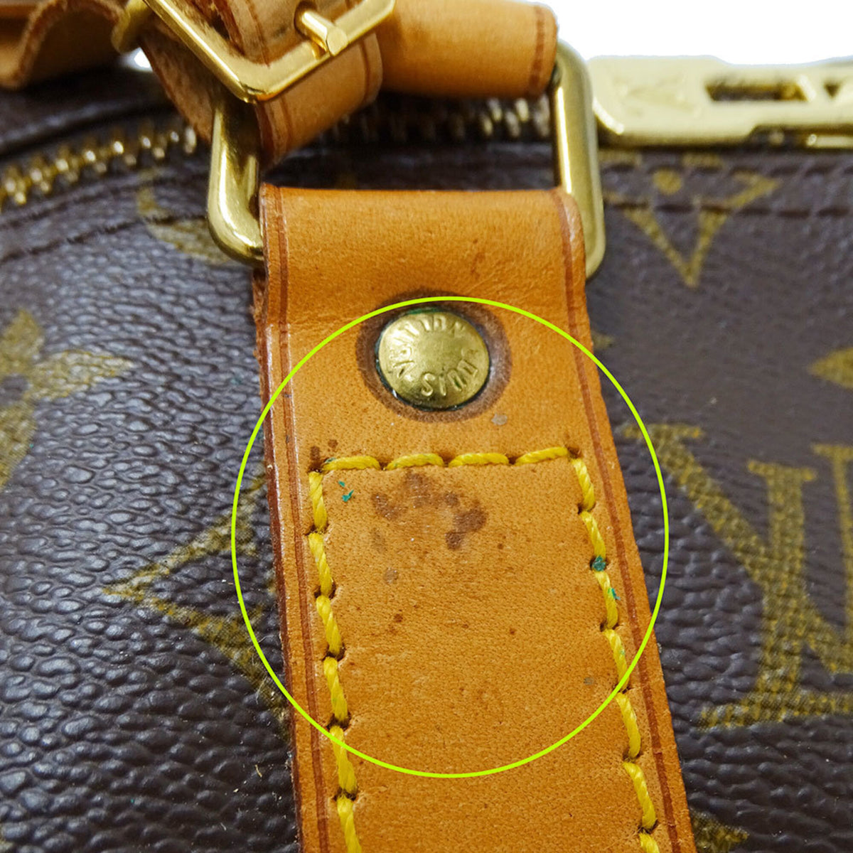 Louis Vuitton Brown Monogram Canvas Boston Bag (Pre-Owned)
