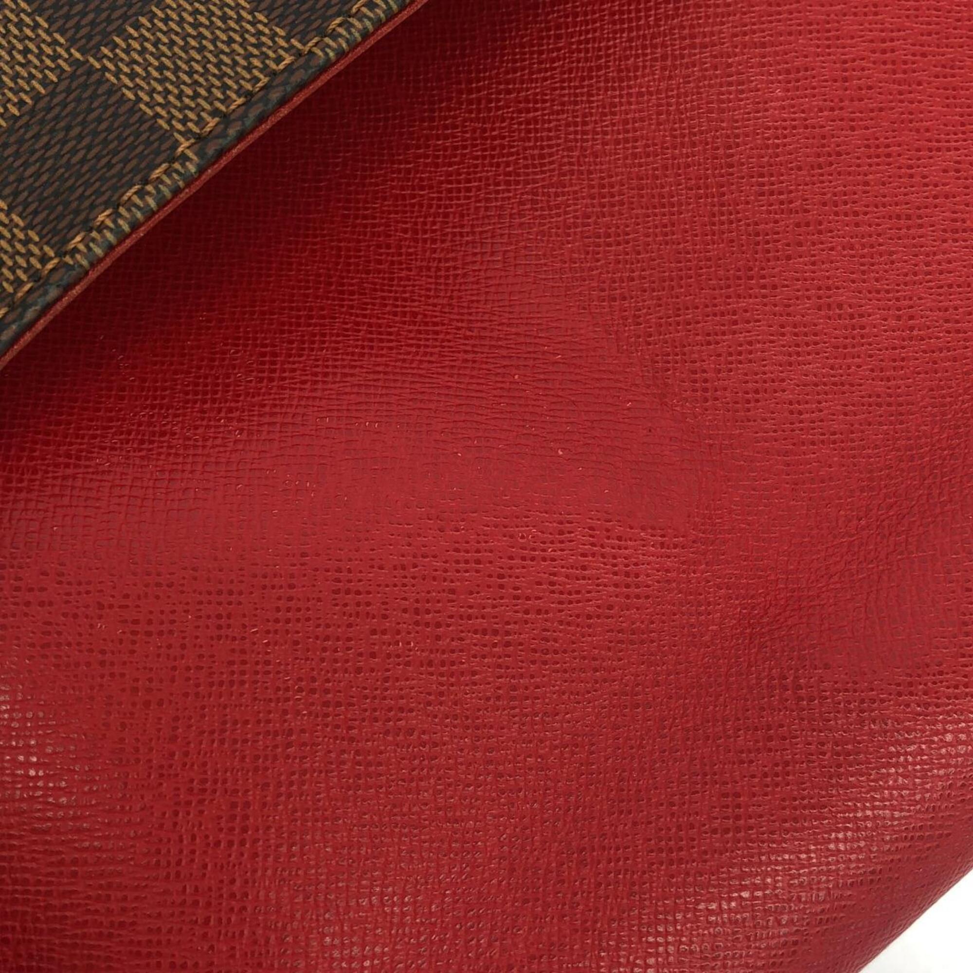 Louis Vuitton Damier Damier Canvas Ebene Damier Canvas Shoulder Bag (Pre-Owned)