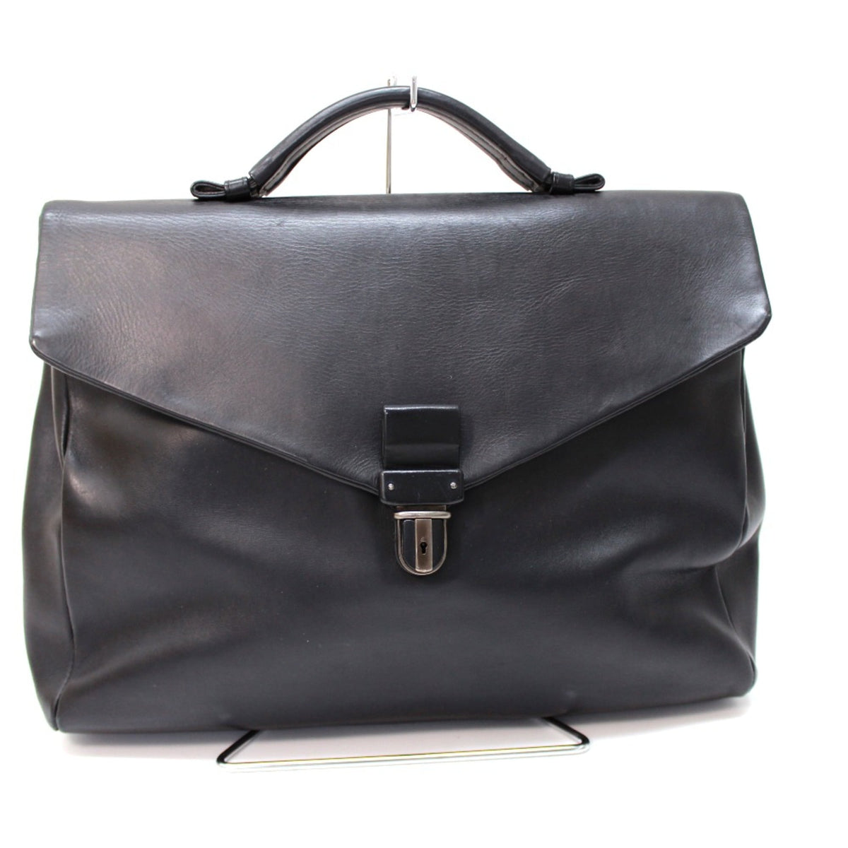 Bottega Veneta Black Leather Briefcase (Pre-Owned)