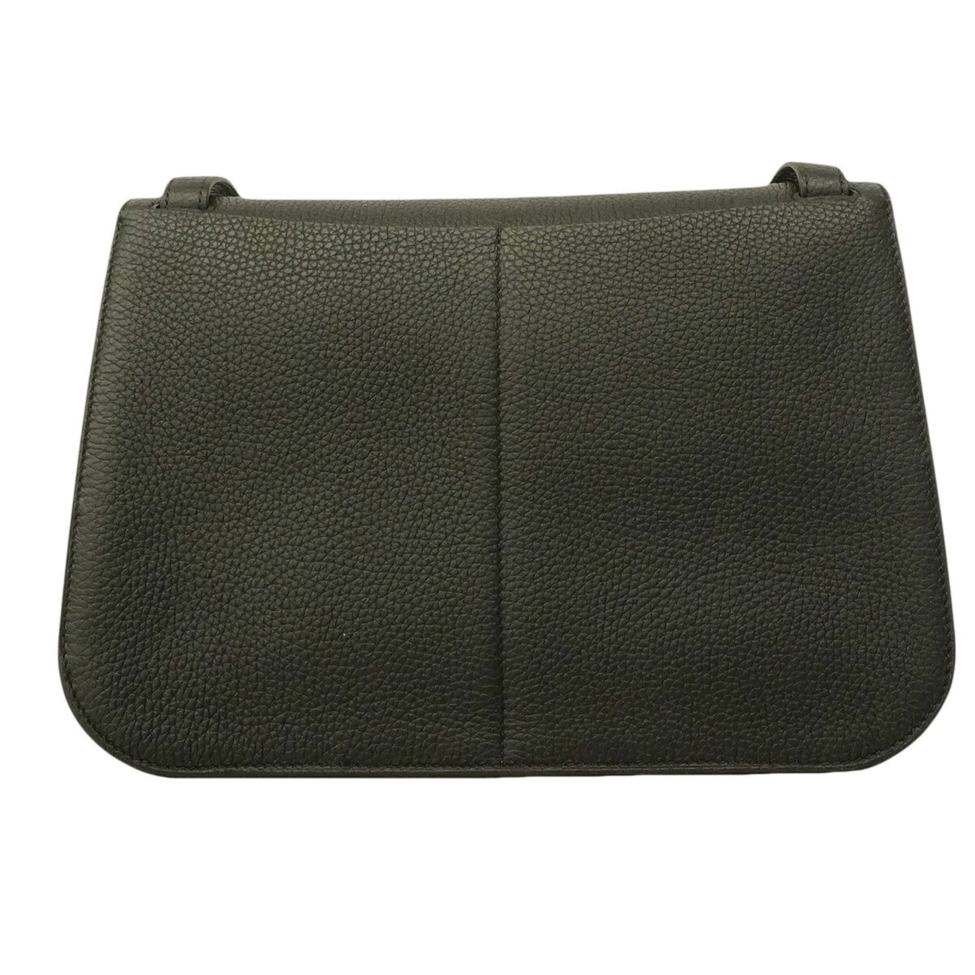 Hermes Black Taurillon Clemence Leather Handbag (Pre-Owned)
