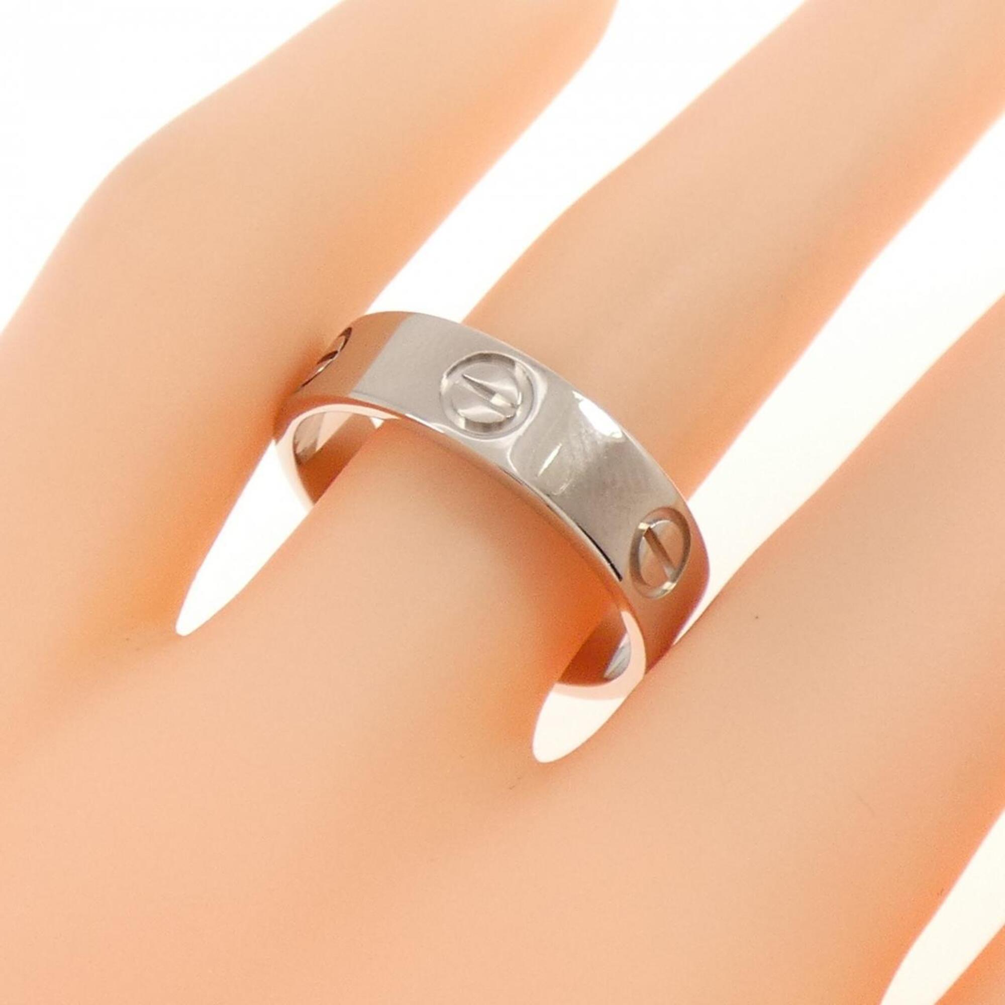 Cartier White Gold White Gold (18K) Band Ring (Pre-Owned)