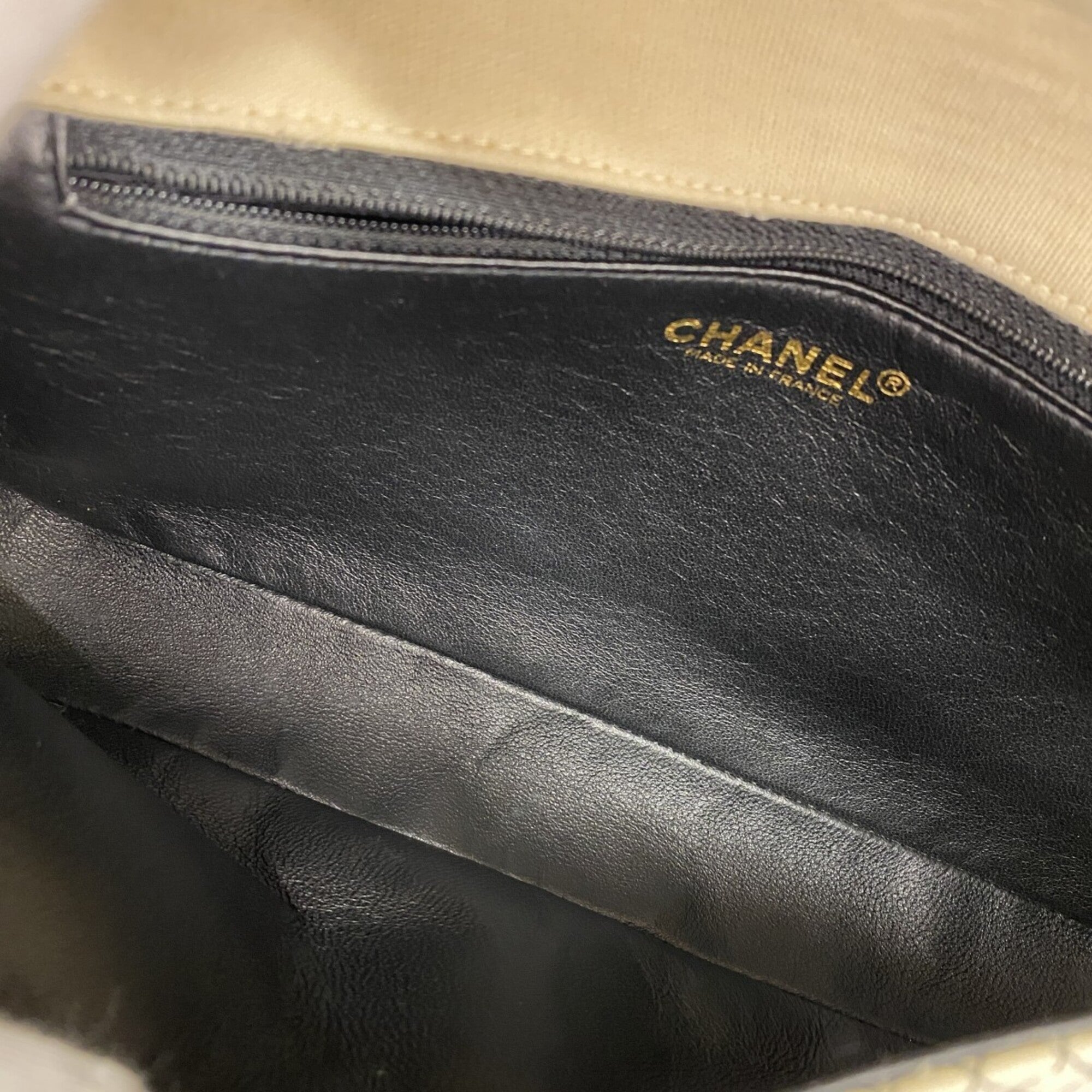 Chanel Black Ivory Shoulder Bag (Pre-Owned)