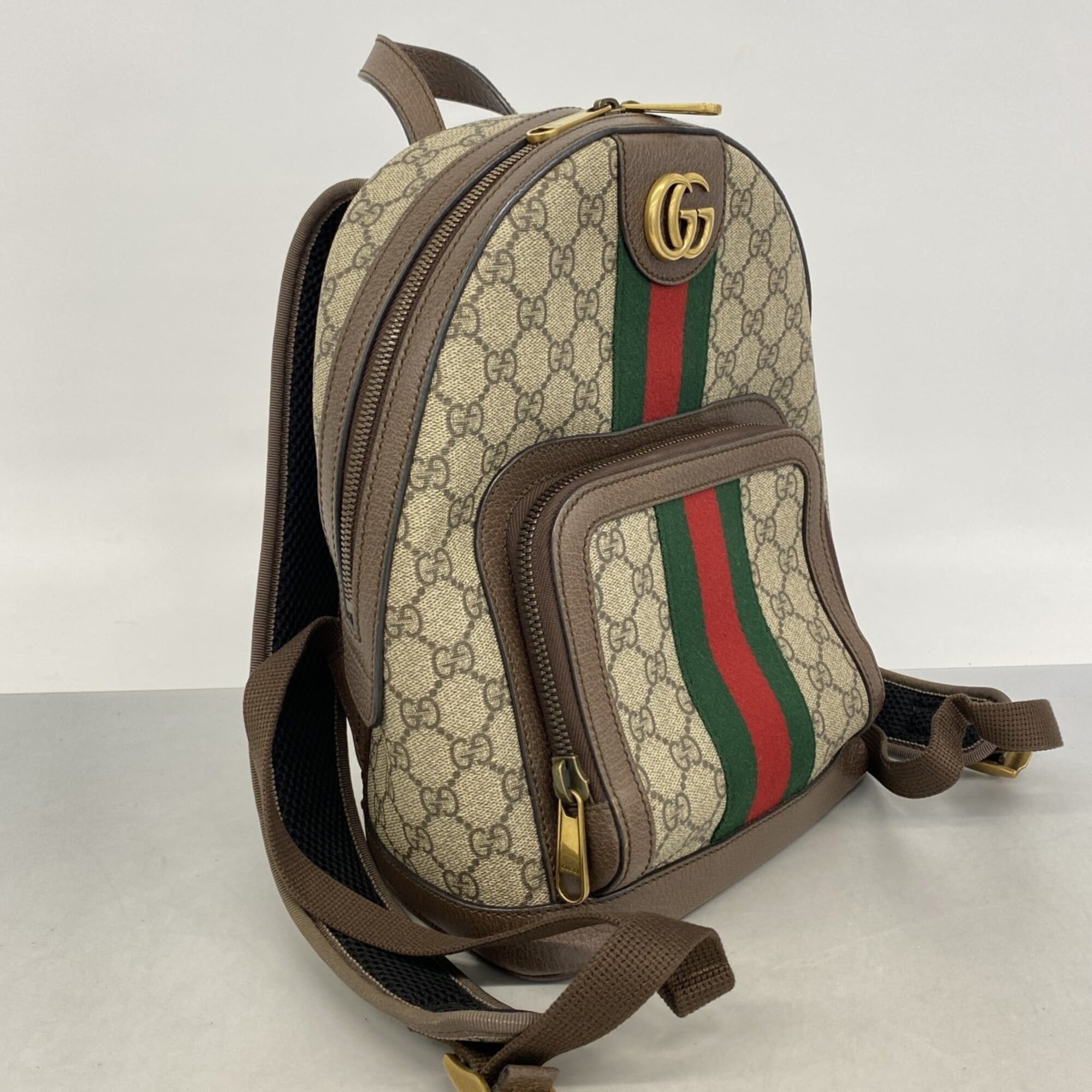 Gucci Brown Pvc Backpack (Pre-Owned)
