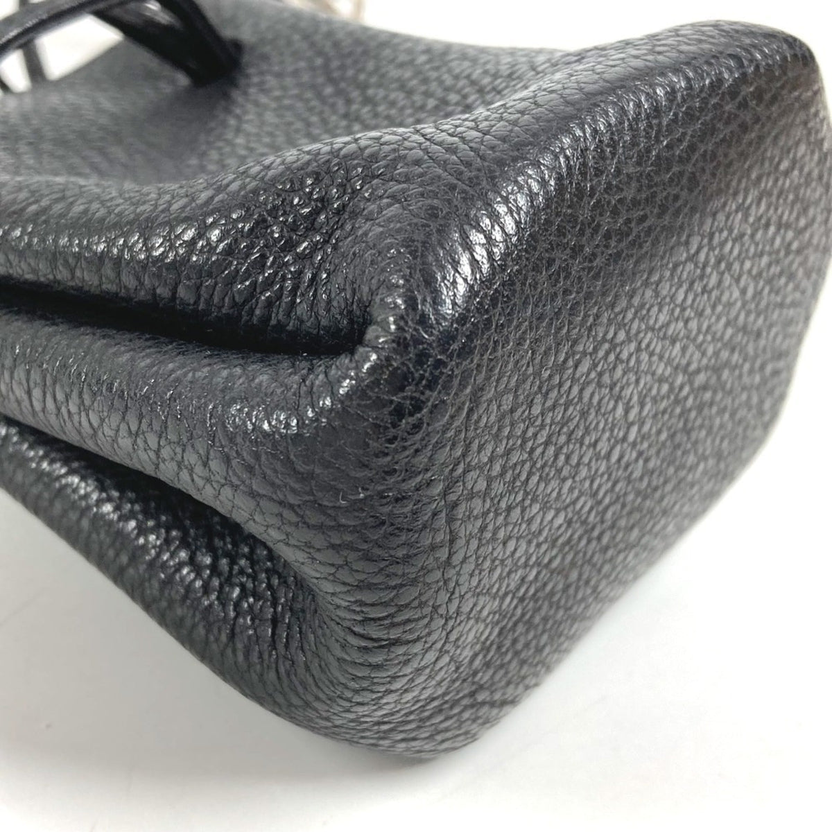 Hermes Black Leather Handbag Pouch (Pre-Owned)