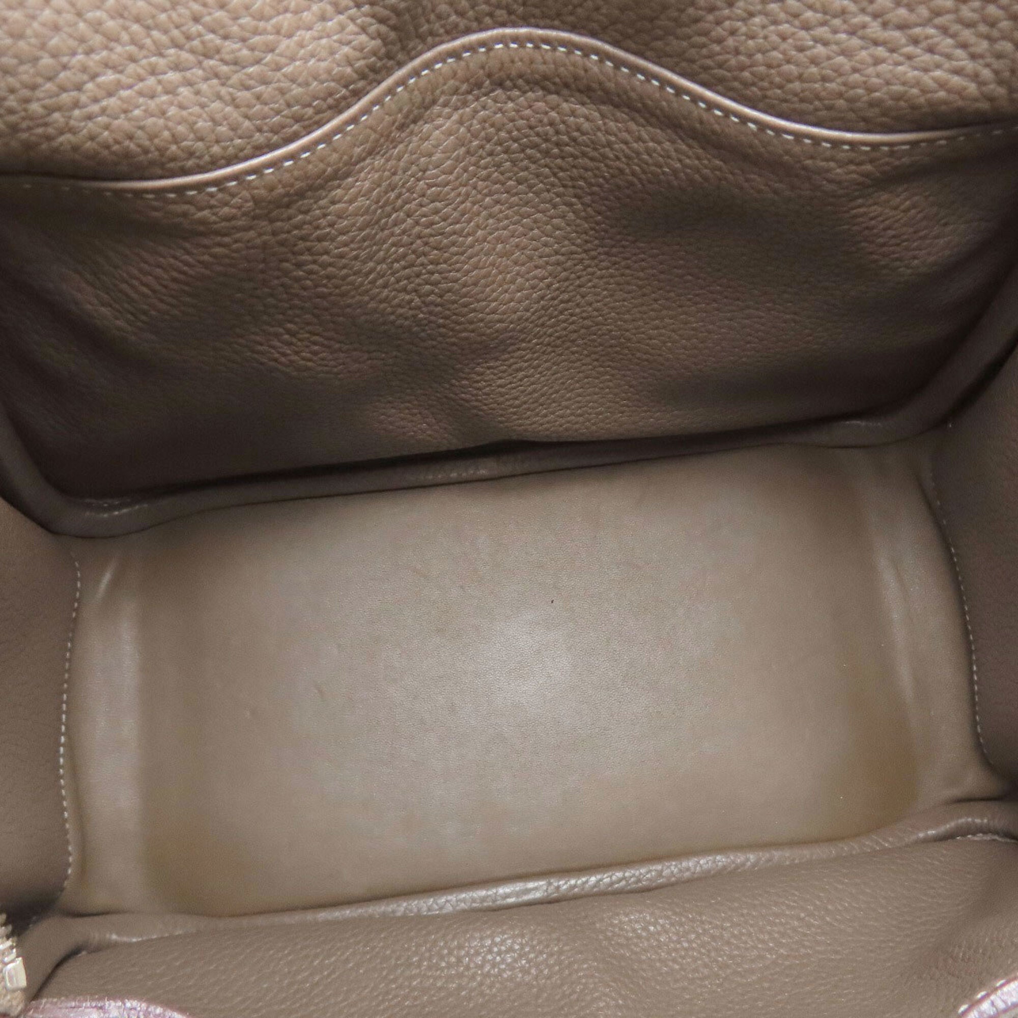 Hermes Etoupe Gray Handbag (Pre-Owned)