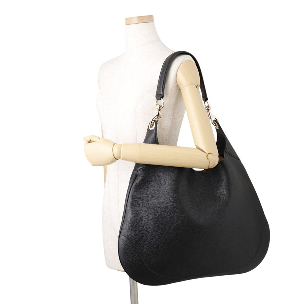 Gucci Black Leather Shoulder Bag (Pre-Owned)