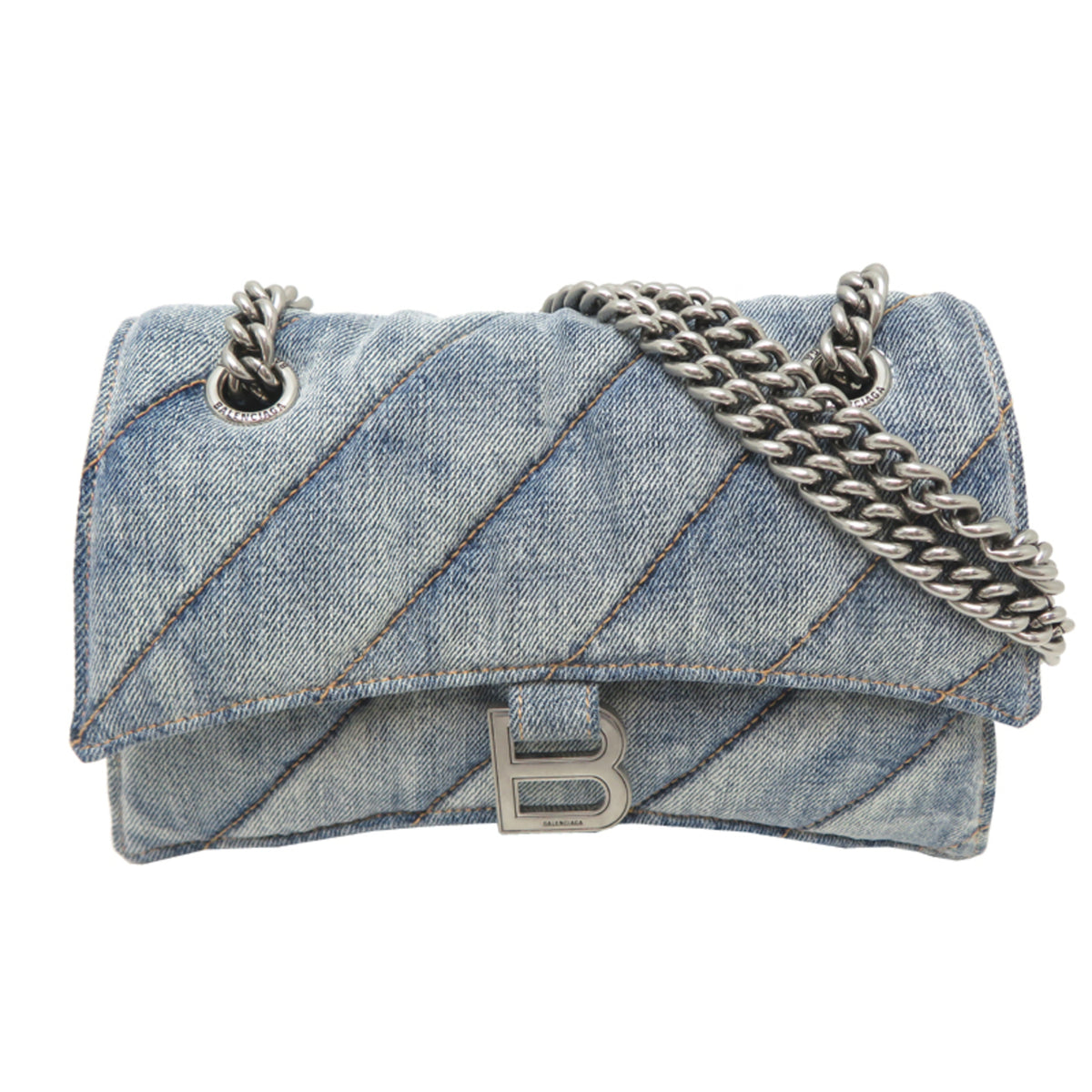 Balenciaga Blue Denim Shoulder Bag (Pre-Owned)