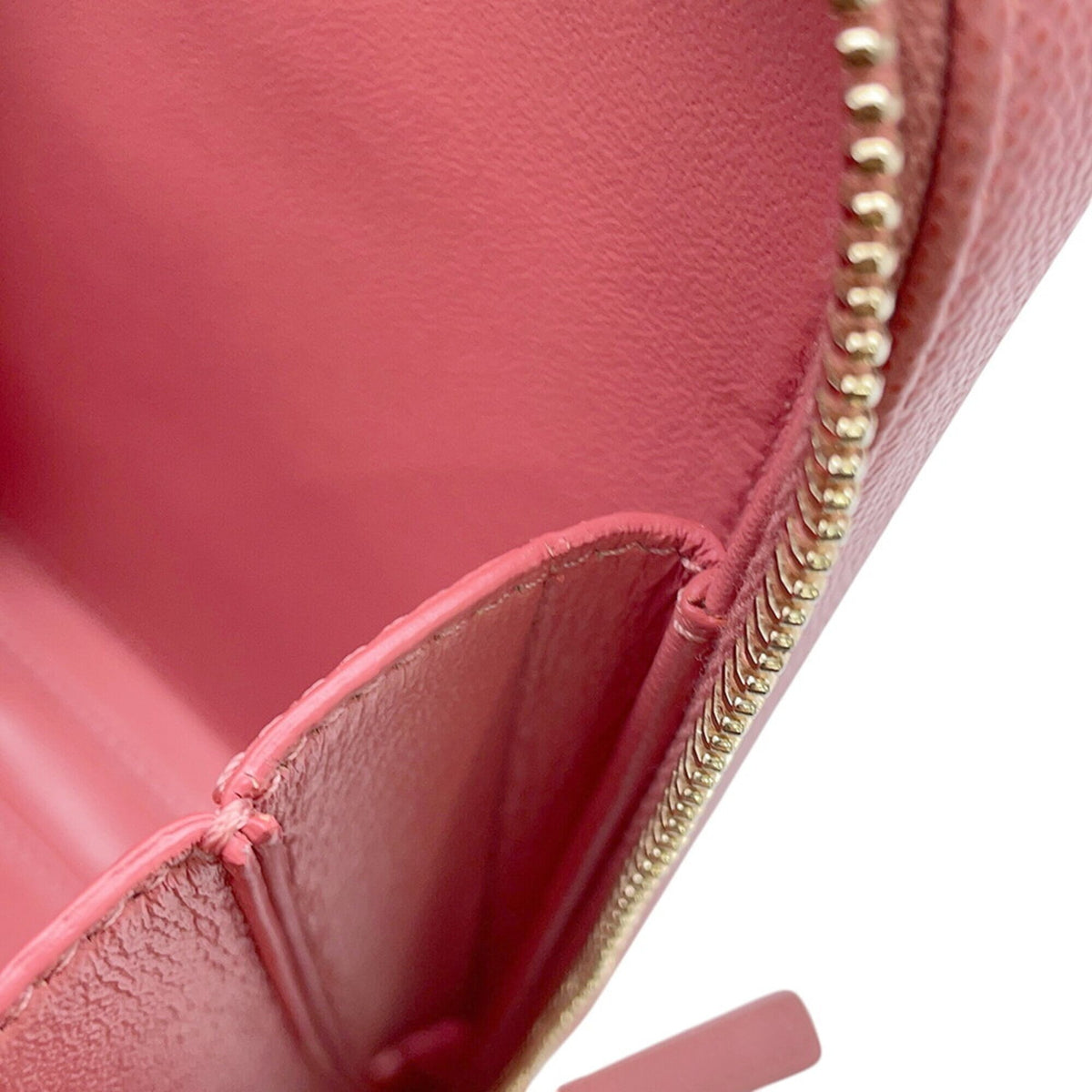 Chanel Pink Grained Calfskin Handbag Shoulder Bag Vanity Bag (Pre-Owned)