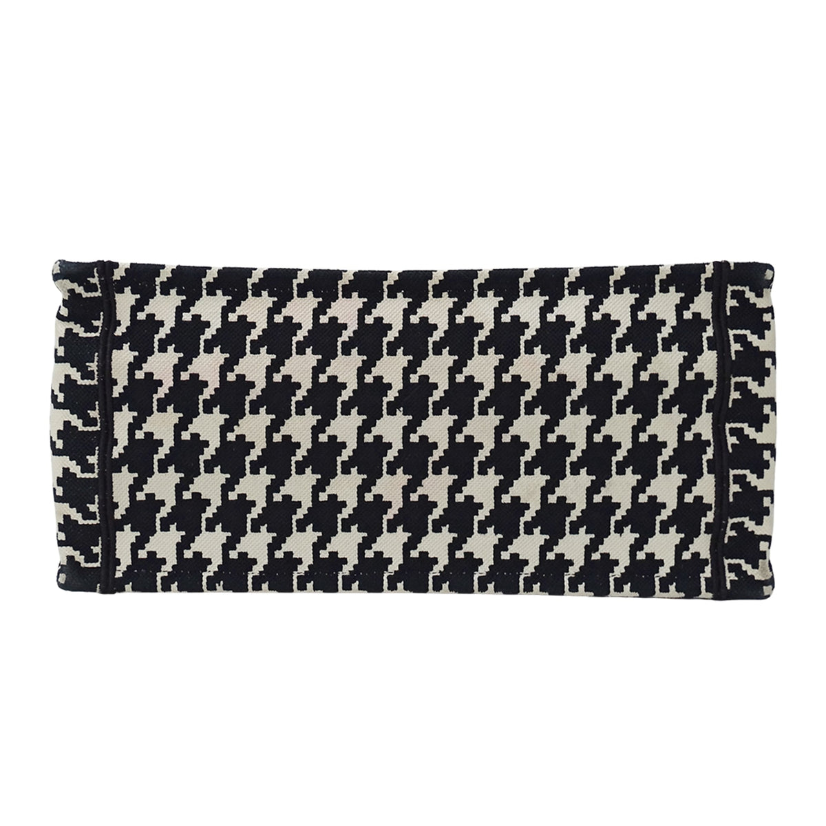 Christian Dior Black White Canvas Handbag Tote Bag (Pre-Owned)