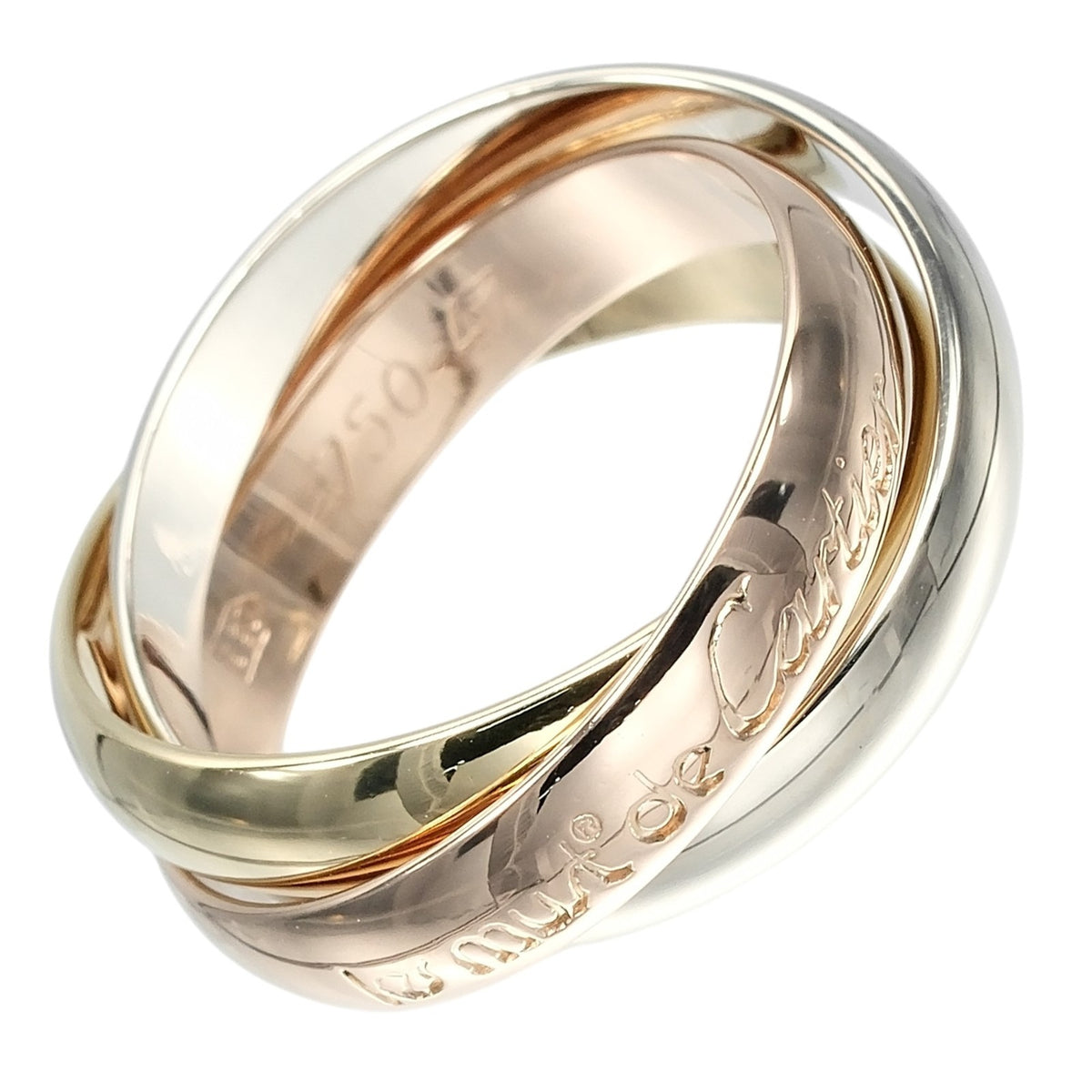 Cartier Yellow Gold (18K) Pink Gold (18K) White Gold (18K) Band Ring (Pre-Owned)
