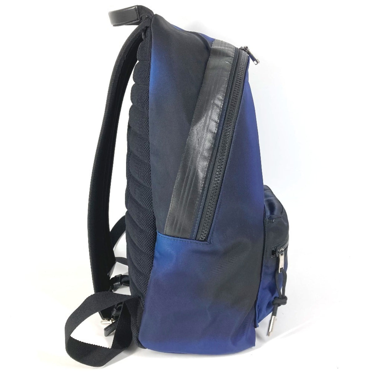 Christian Dior Black Blue Nylon Backpack (Pre-Owned)