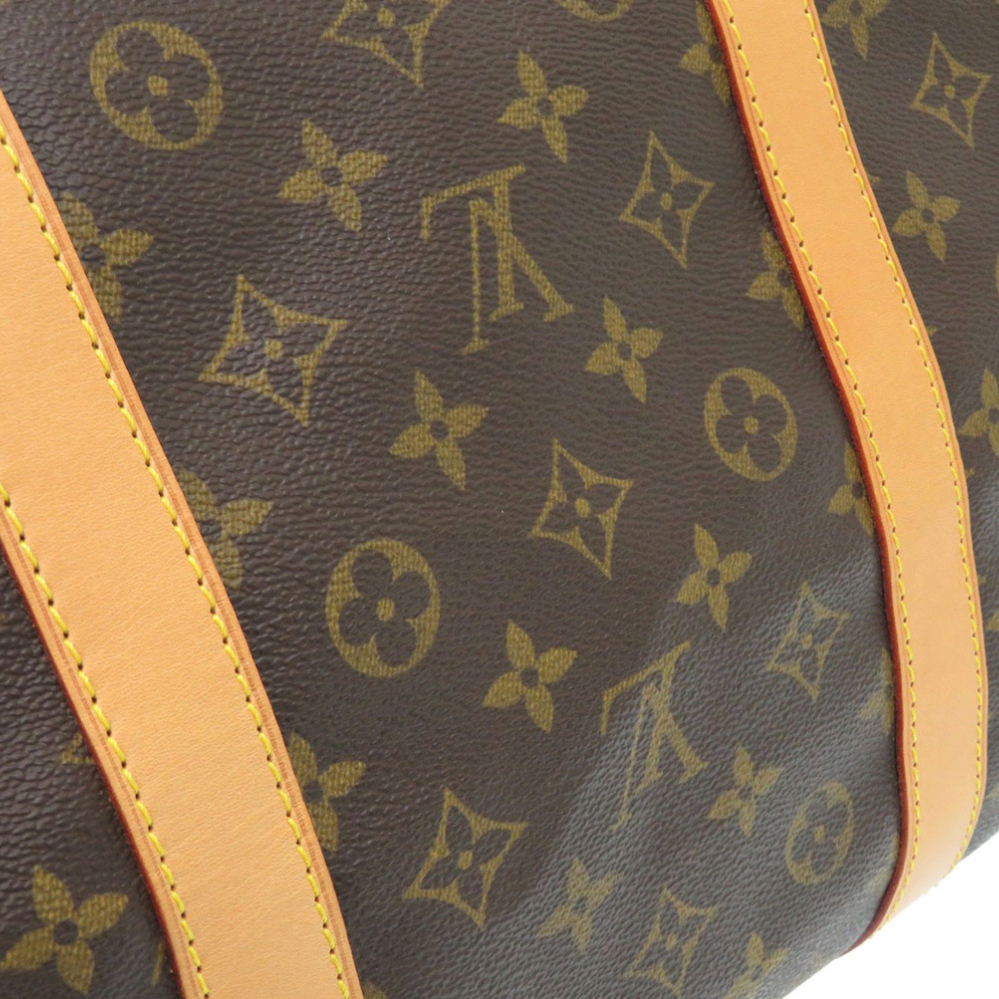 Louis Vuitton Brown Monogram Canvas Boston Bag (Pre-Owned)