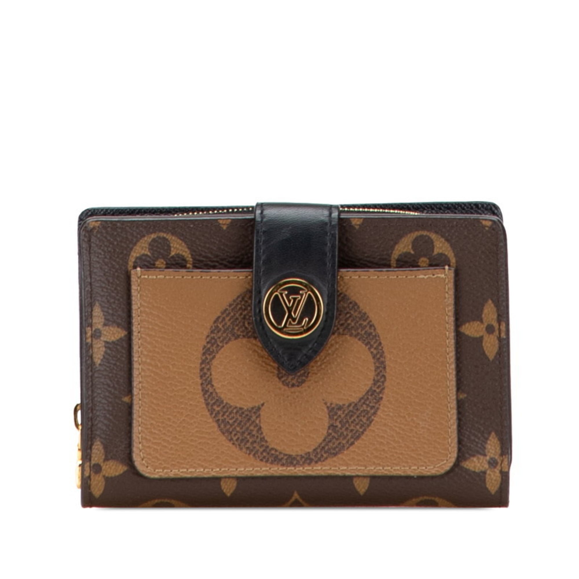 Louis Vuitton Brown Pvc Leather Wallet (Bi-Fold) (Pre-Owned)