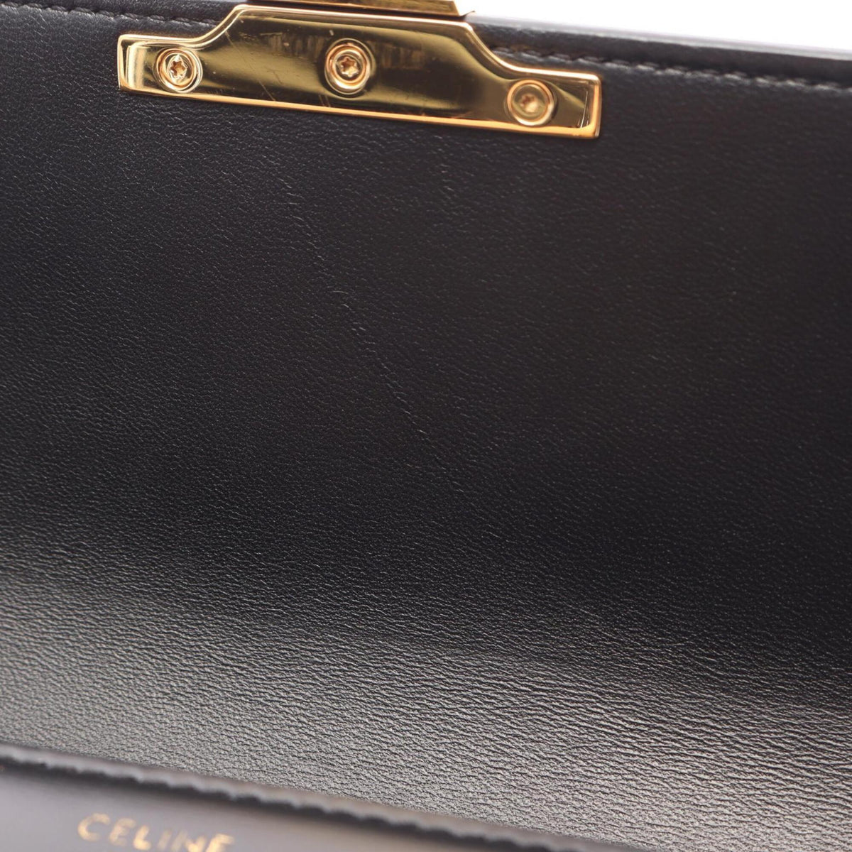 Celine Black Leather Shoulder Bag (Pre-Owned)