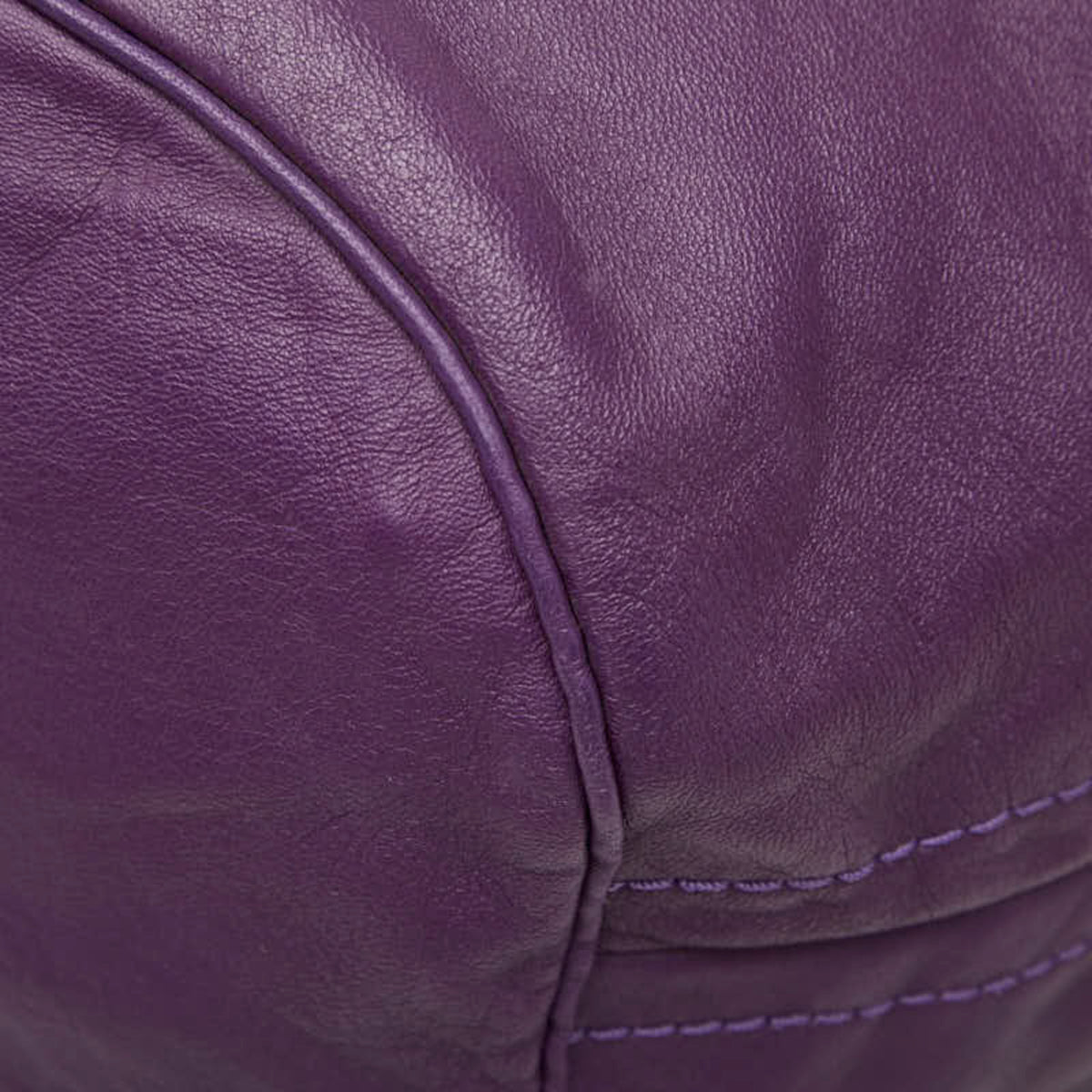Chloé Purple Leather Shoulder Bag (Pre-Owned)
