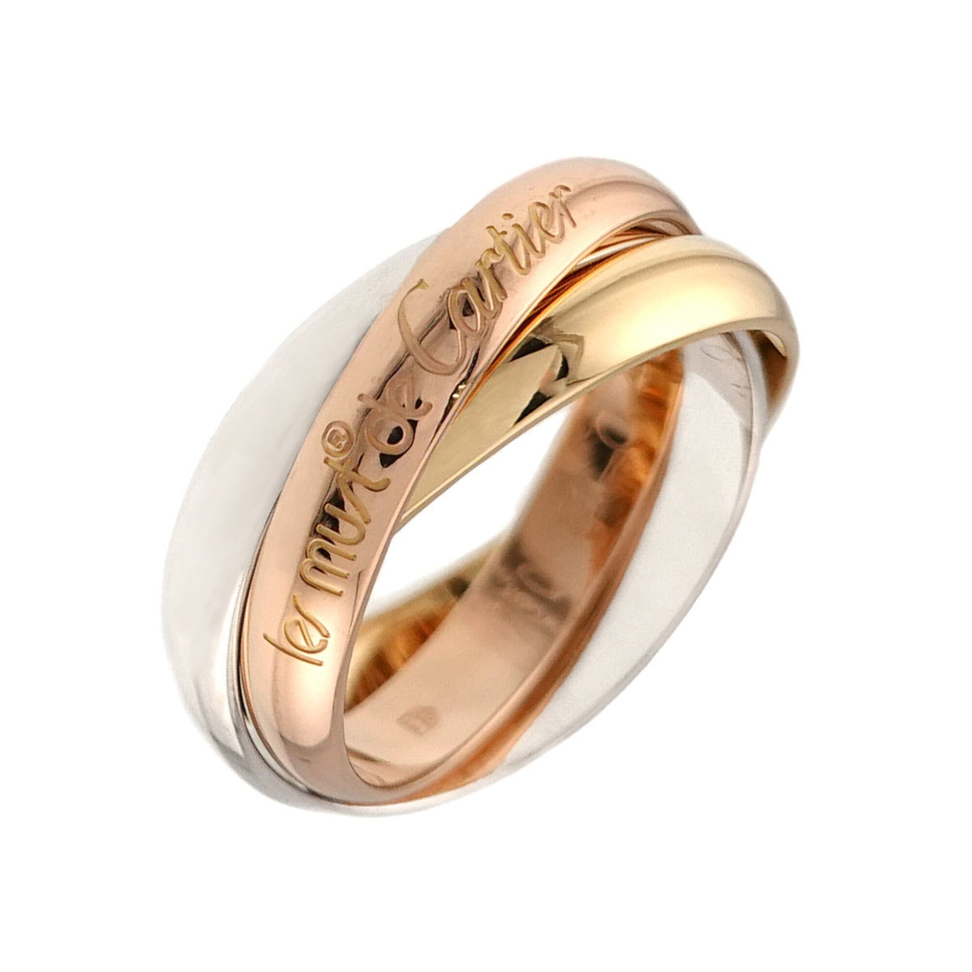 Cartier Yellow Gold (18K) Pink Gold (18K) White Gold (18K) Band Ring (Pre-Owned)