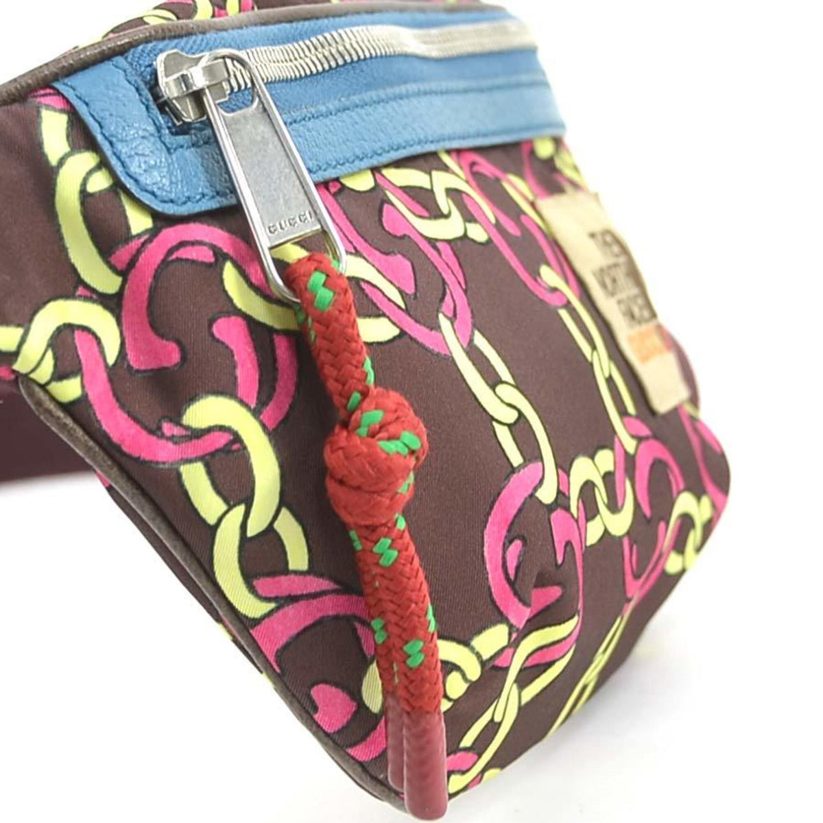 Gucci Multi-Color Nylon Leather Fanny Pack (Pre-Owned)