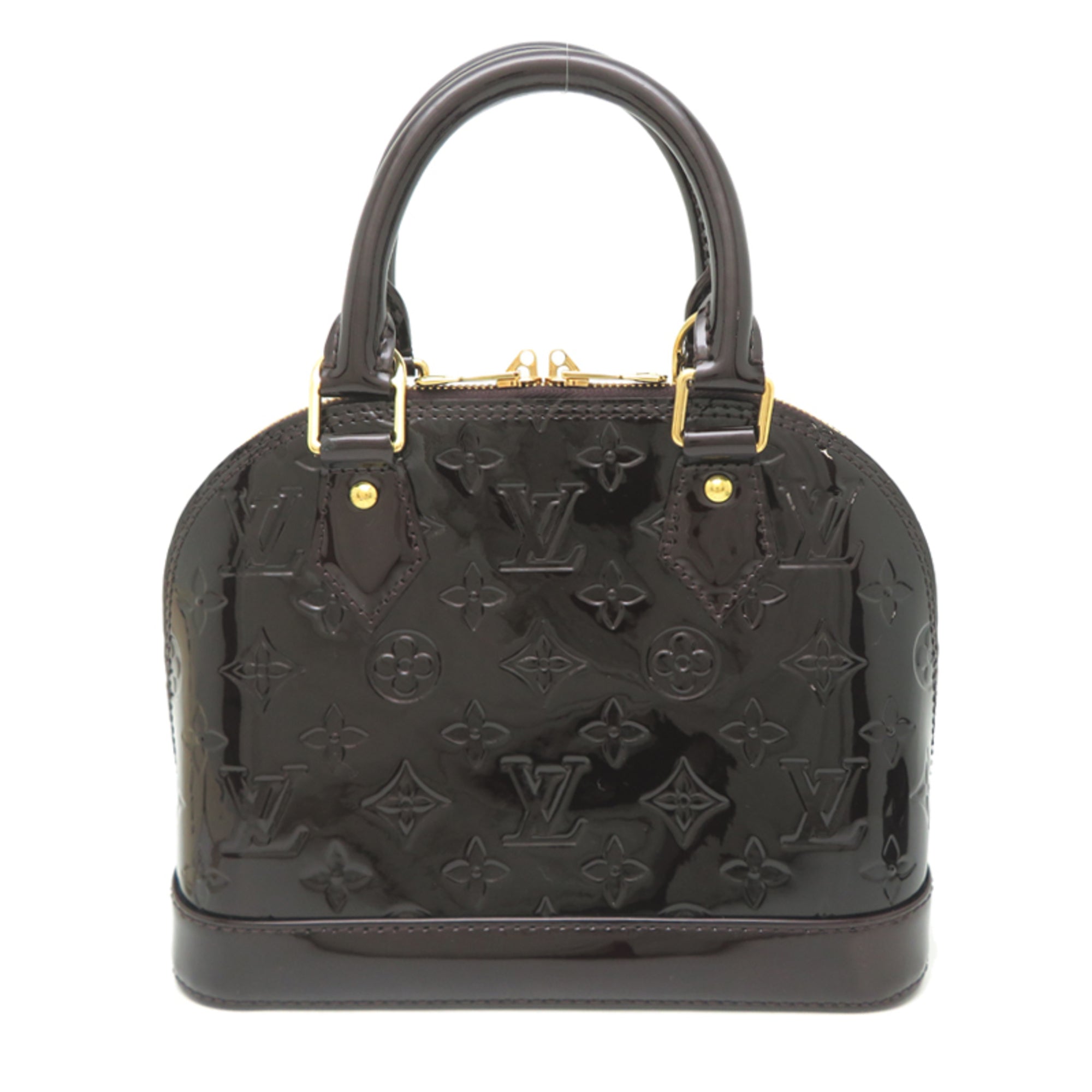 Louis Vuitton Amarante Purple Vernis Handbag (Pre-Owned)