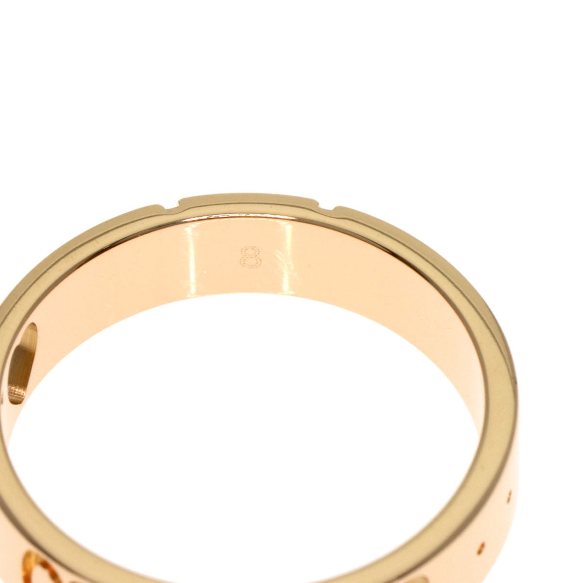Gucci Icon Pink Gold (18K) Band Ring (Pre-Owned)