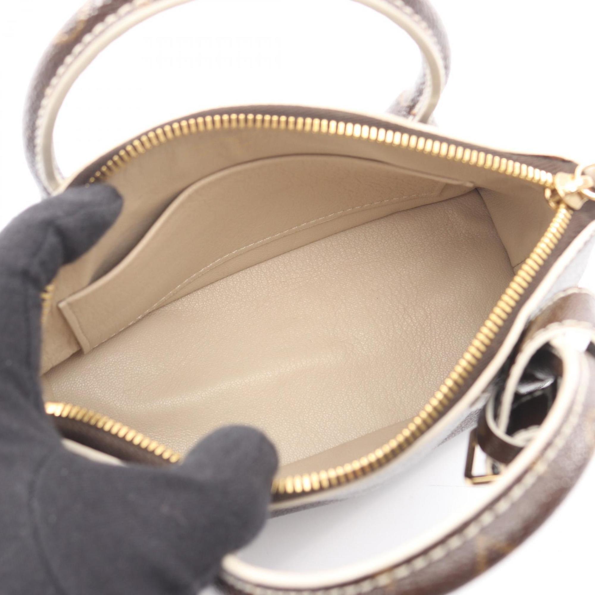 Louis Vuitton Brown Coated Canvas Handbag (Pre-Owned)