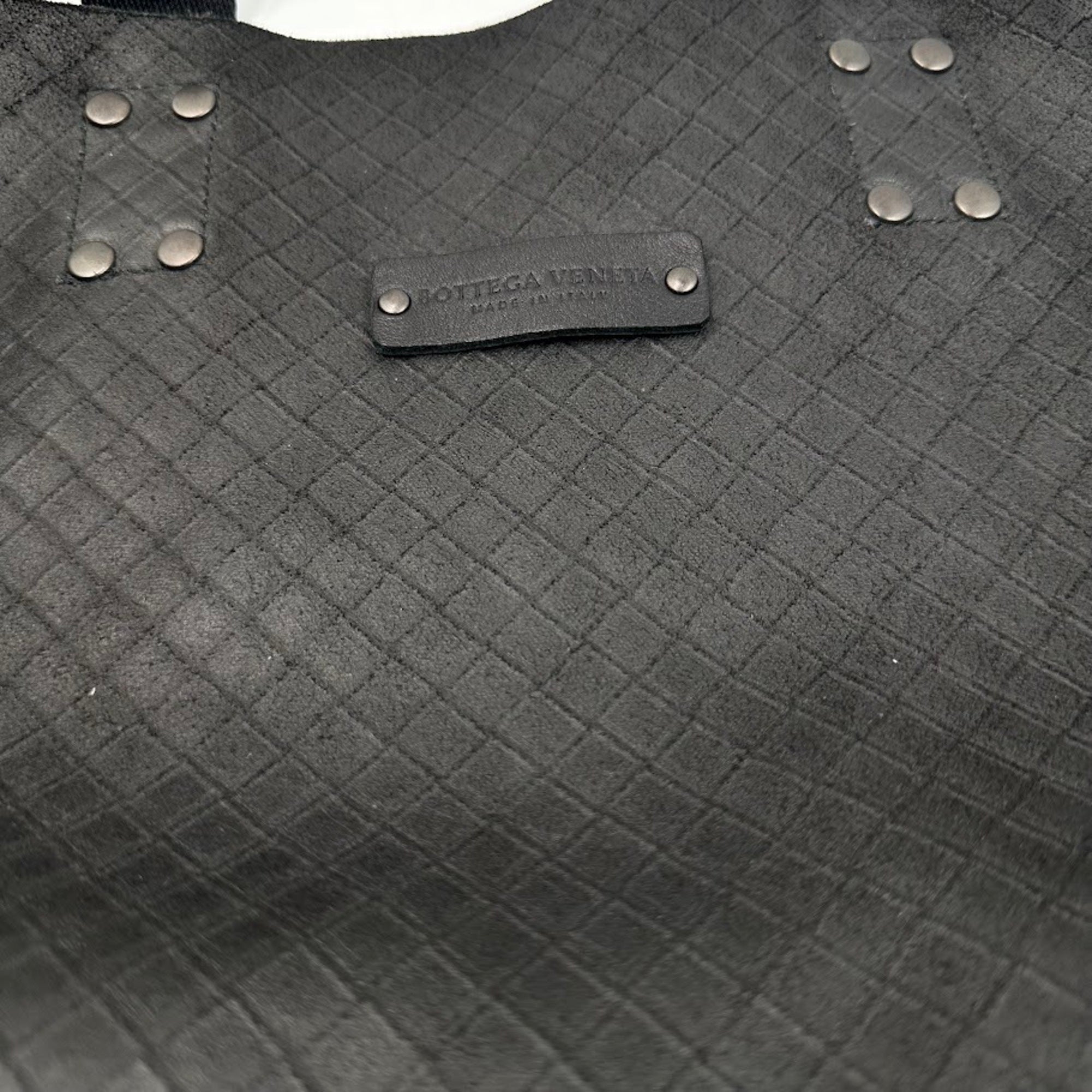 Bottega Veneta Black Leather Tote Bag (Pre-Owned)