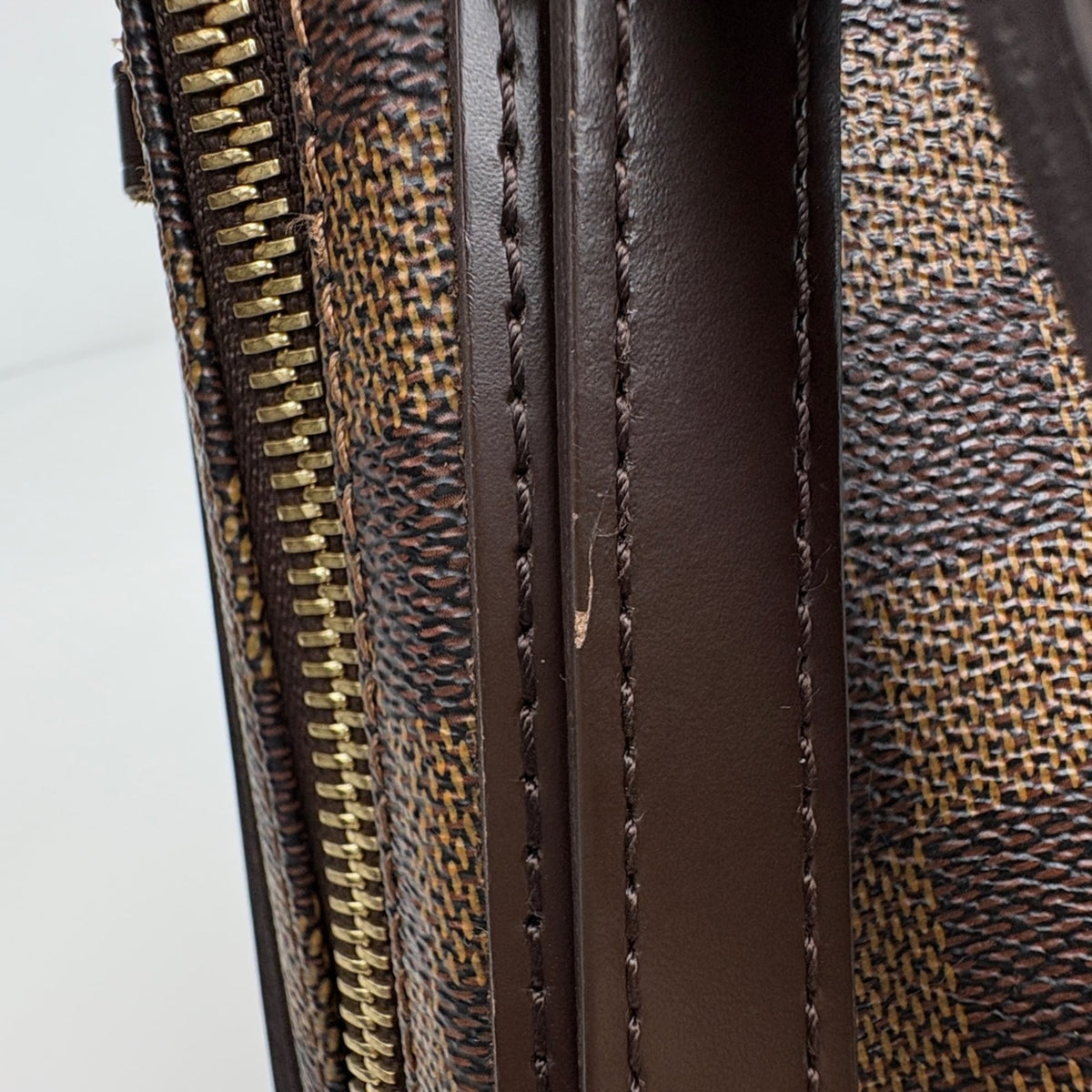 Louis Vuitton Damier Brown Damier Canvas Tote Bag (Pre-Owned)