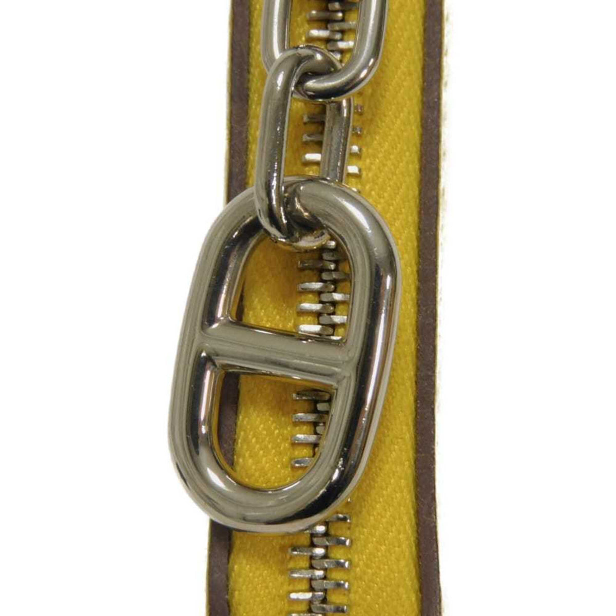 Hermes Yellow Evercalf Leather Coin Purse/Coin Case (Pre-Owned)