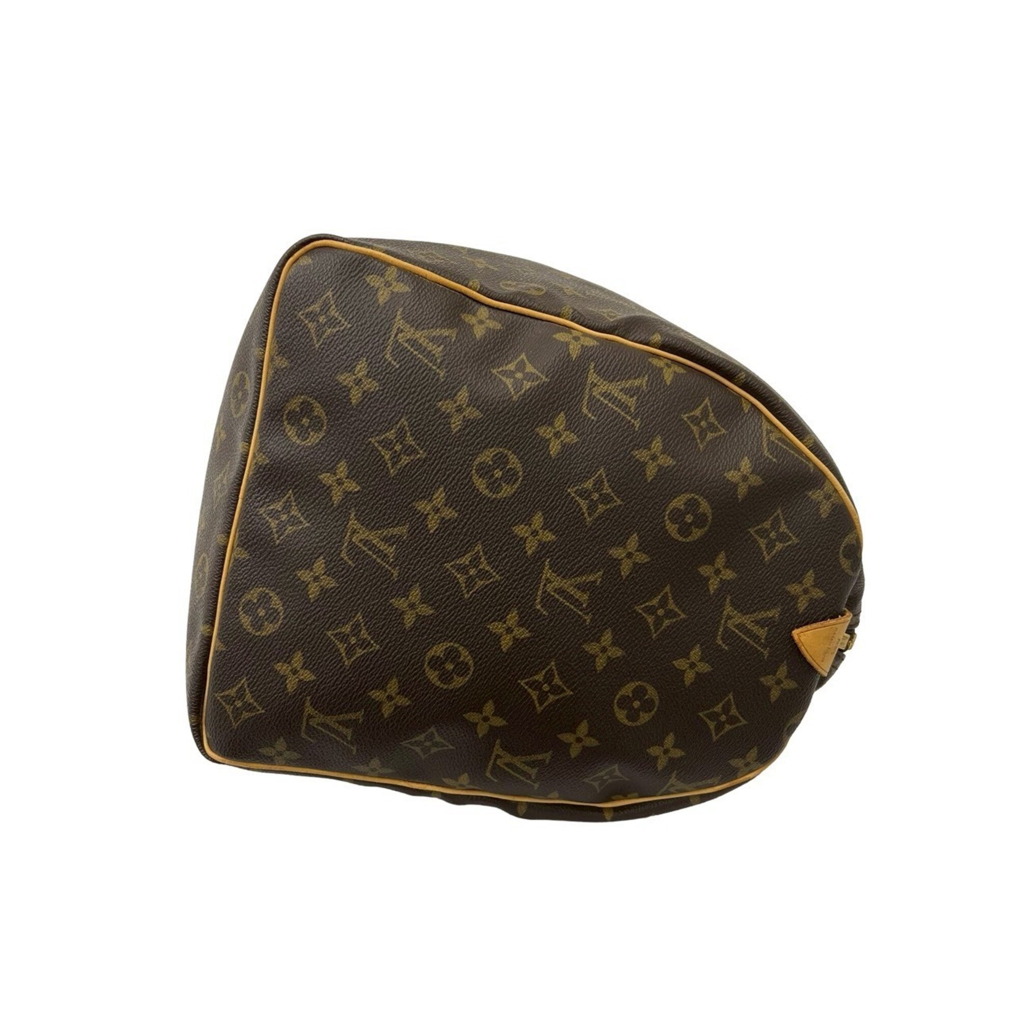 Louis Vuitton Brown Leather Pvc Boston Bag Handbag (Pre-Owned)