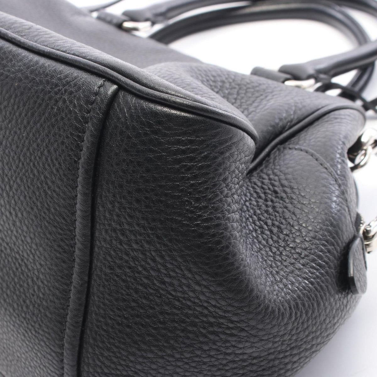 Prada Black Leather Handbag (Pre-Owned)