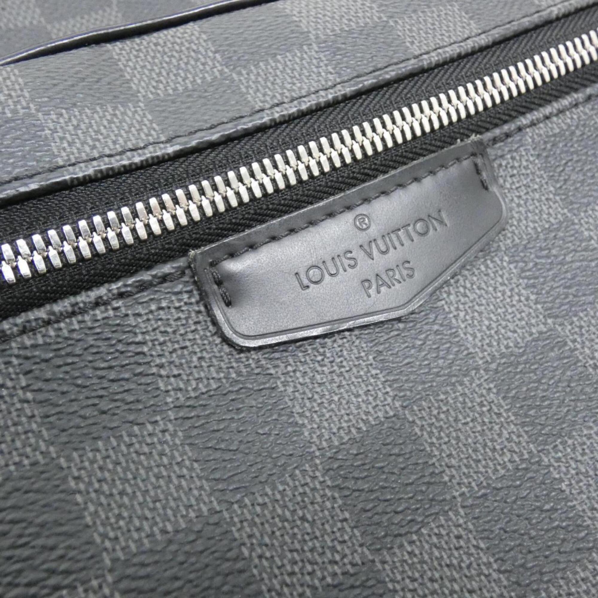 Louis Vuitton Graphite Coated Canvas Backpack (Pre-Owned)