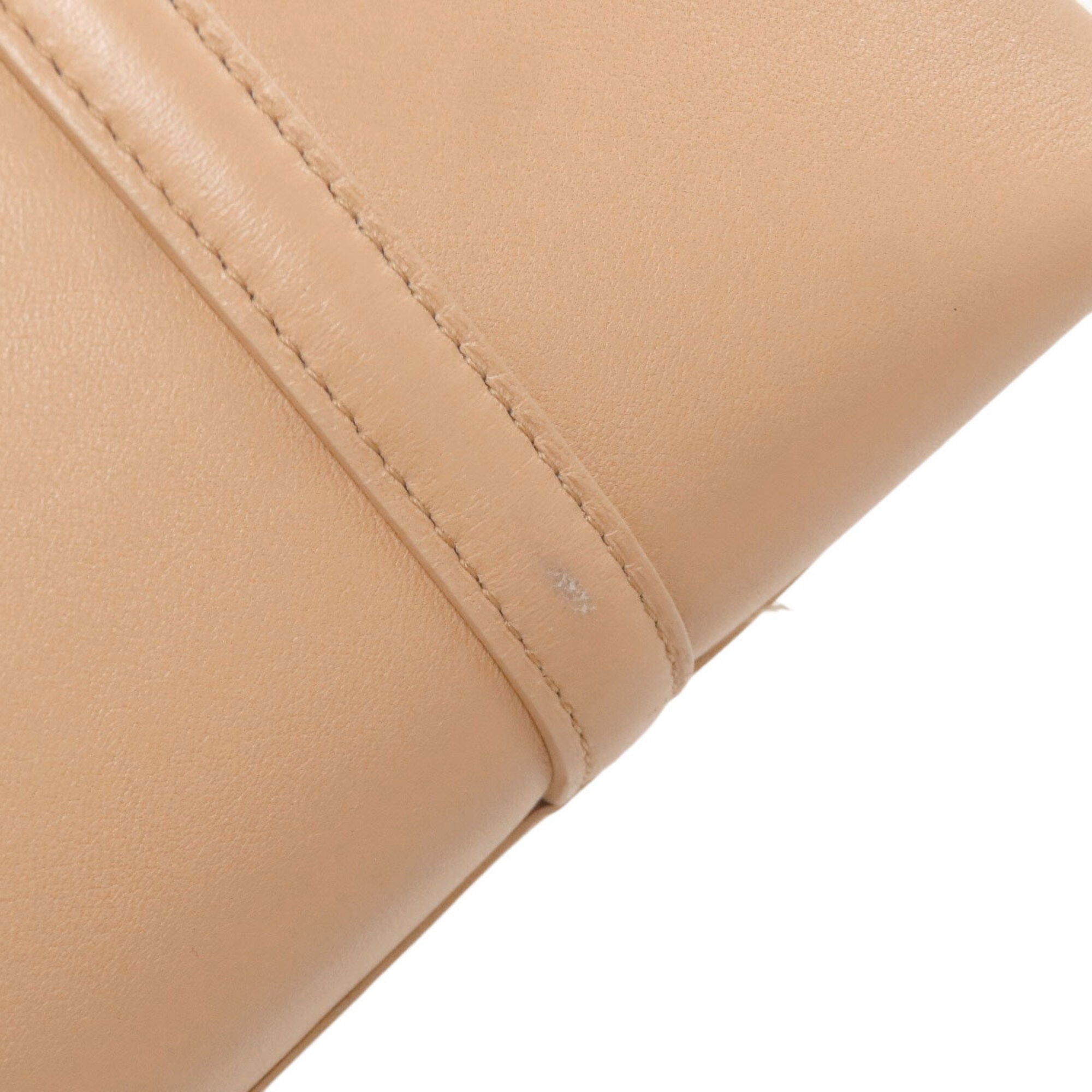Cartier Beige Leather Tote Bag (Pre-Owned)