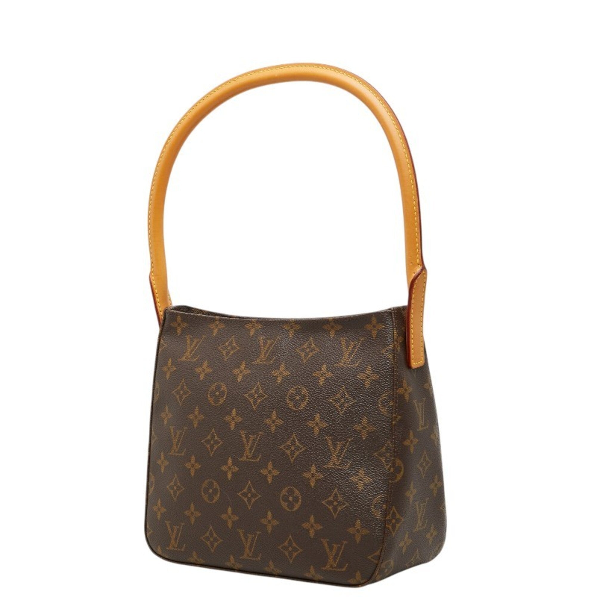 Louis Vuitton Brown Pvc Leather Handbag Shoulder Bag (Pre-Owned)
