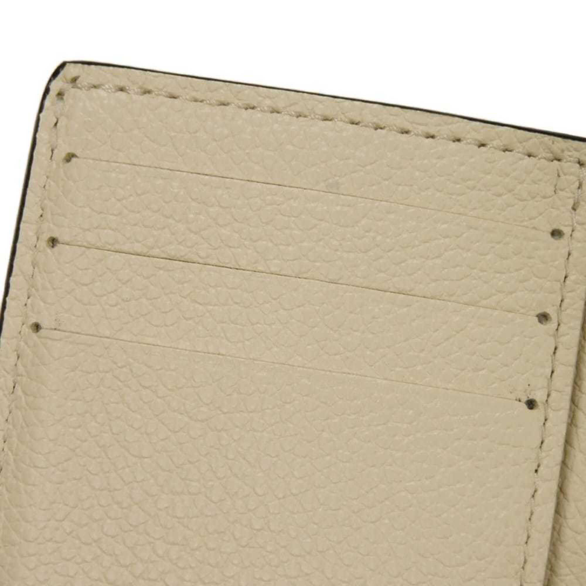 Louis Vuitton Monogram White Monogram Empreinte Leather Wallet (Tri-Fold) (Pre-Owned)