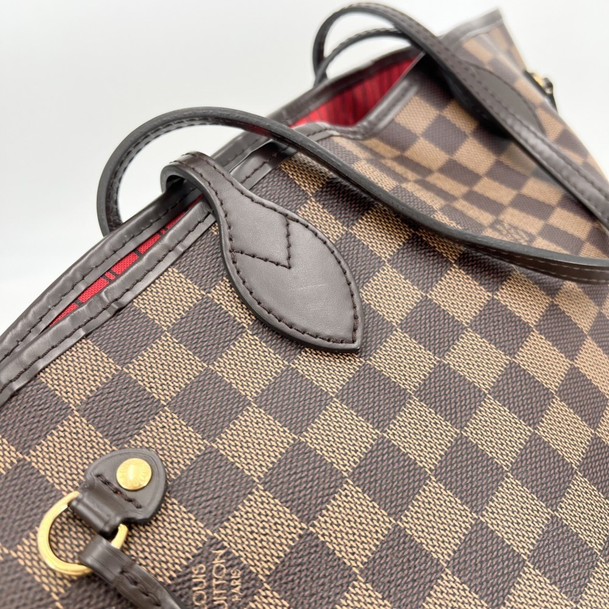 Louis Vuitton Brown Damier Canvas Damier Canvas Handbag Tote Bag (Pre-Owned)