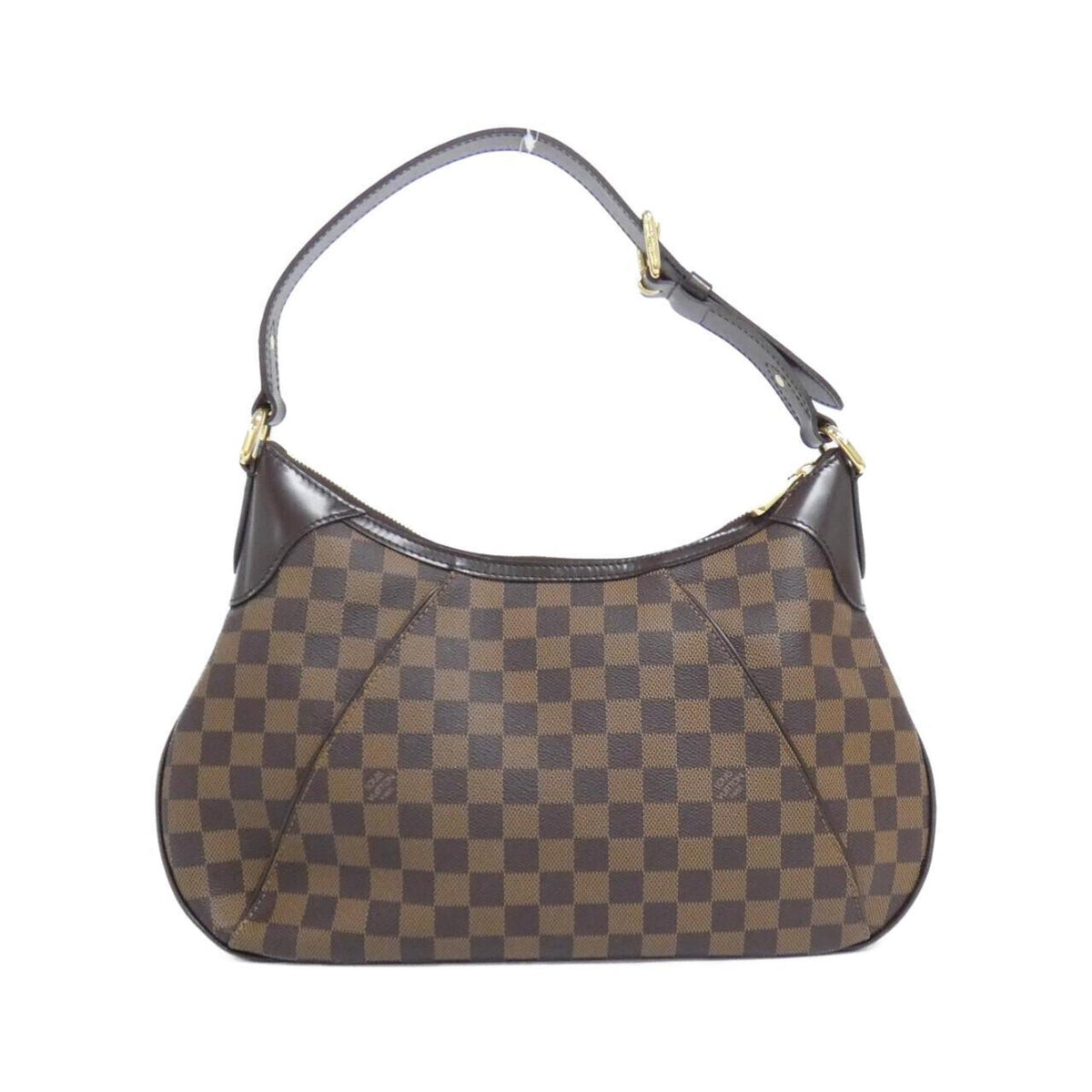 Louis Vuitton Brown Coated Canvas Shoulder Bag (Pre-Owned)