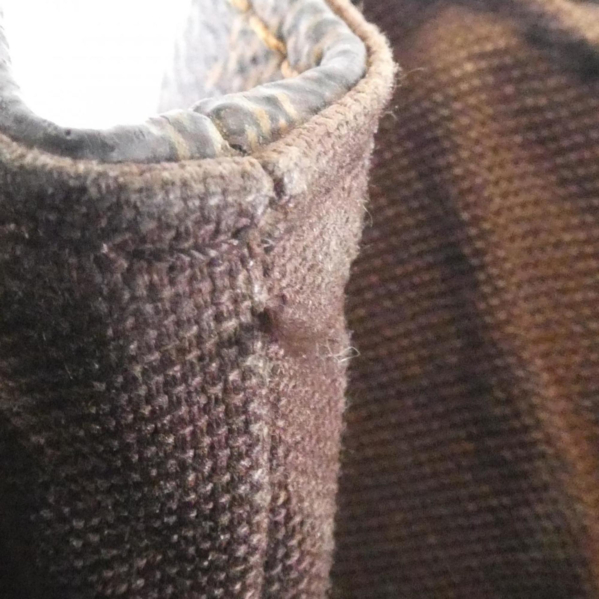 Louis Vuitton Brown Coated Canvas Handbag (Pre-Owned)