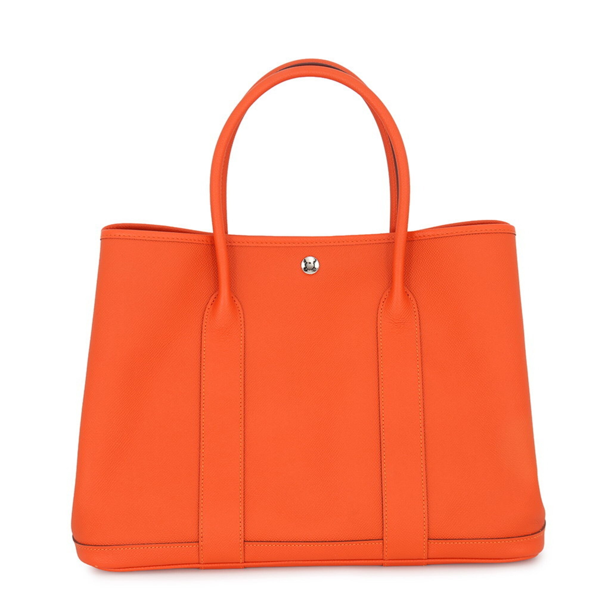 Hermes Garden Feu Epsom Leather Handbag Tote Bag (Pre-Owned)