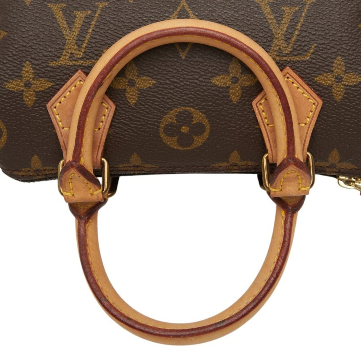 Louis Vuitton Brown Pvc Leather Handbag Shoulder Bag (Pre-Owned)