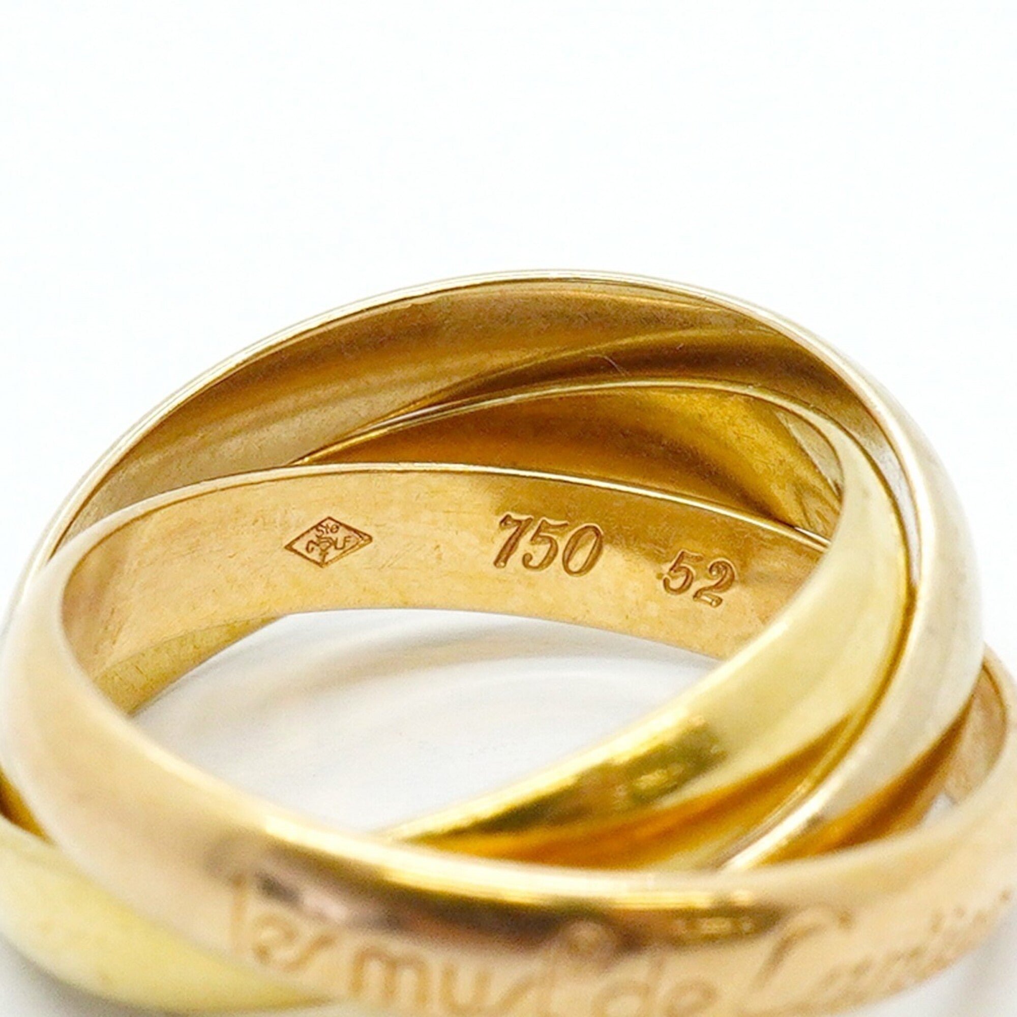 Cartier Yellow Gold (18K) Pink Gold (18K) White Gold (18K) Band Ring (Pre-Owned)