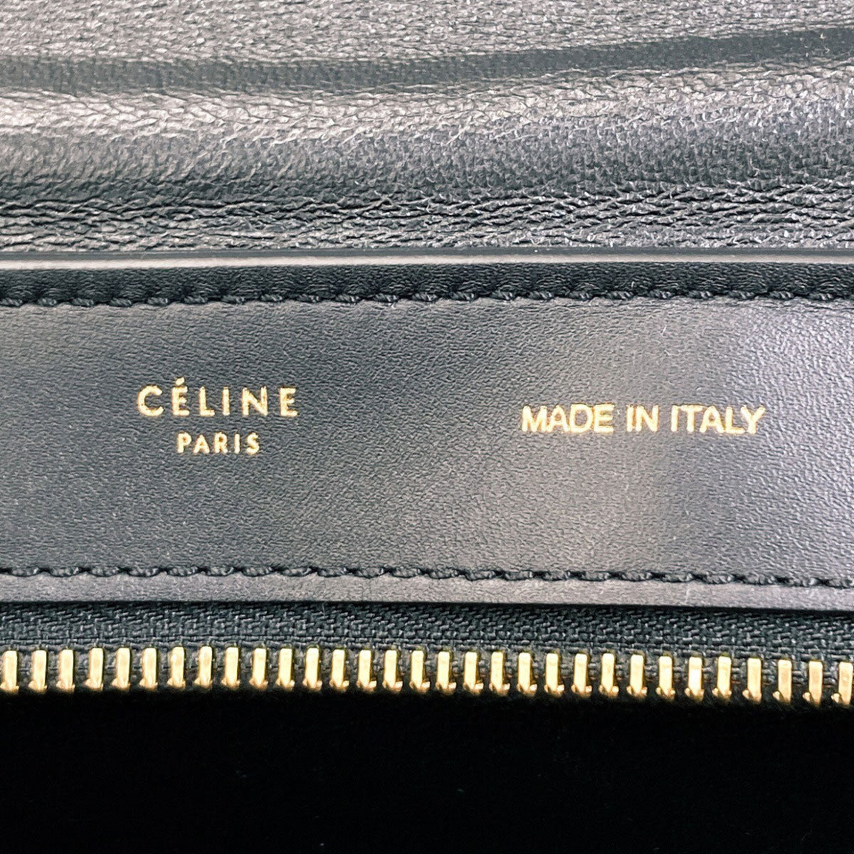 Celine Trapeze Black White Leather Handbag (Pre-Owned)