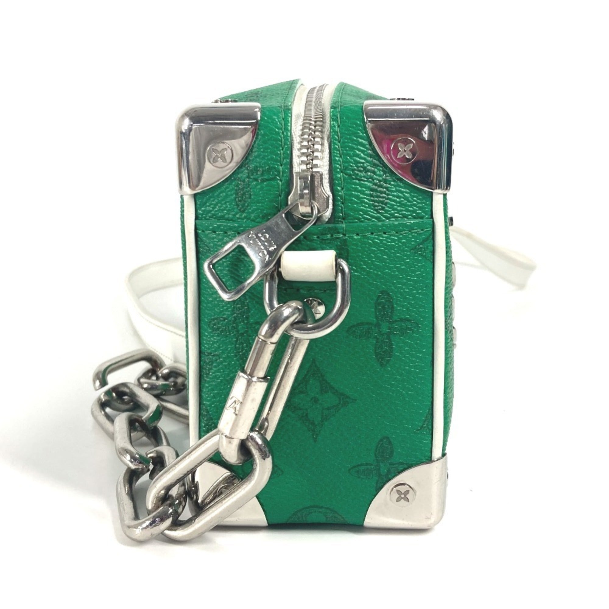 Louis Vuitton Monogram Green Monogram Pochette Shoulder Bag (Pre-Owned)
