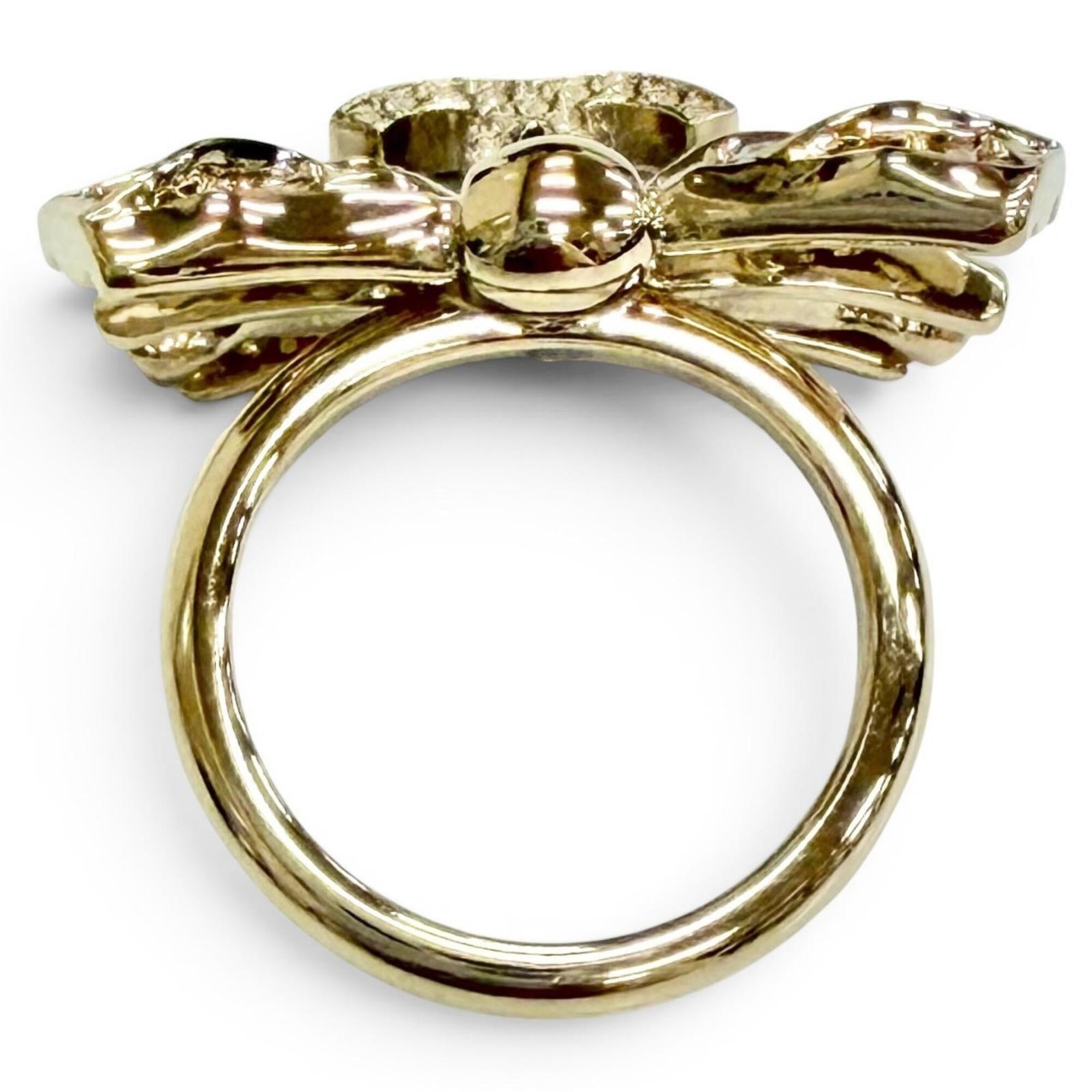 Chanel Gold Band Ring (Pre-Owned)
