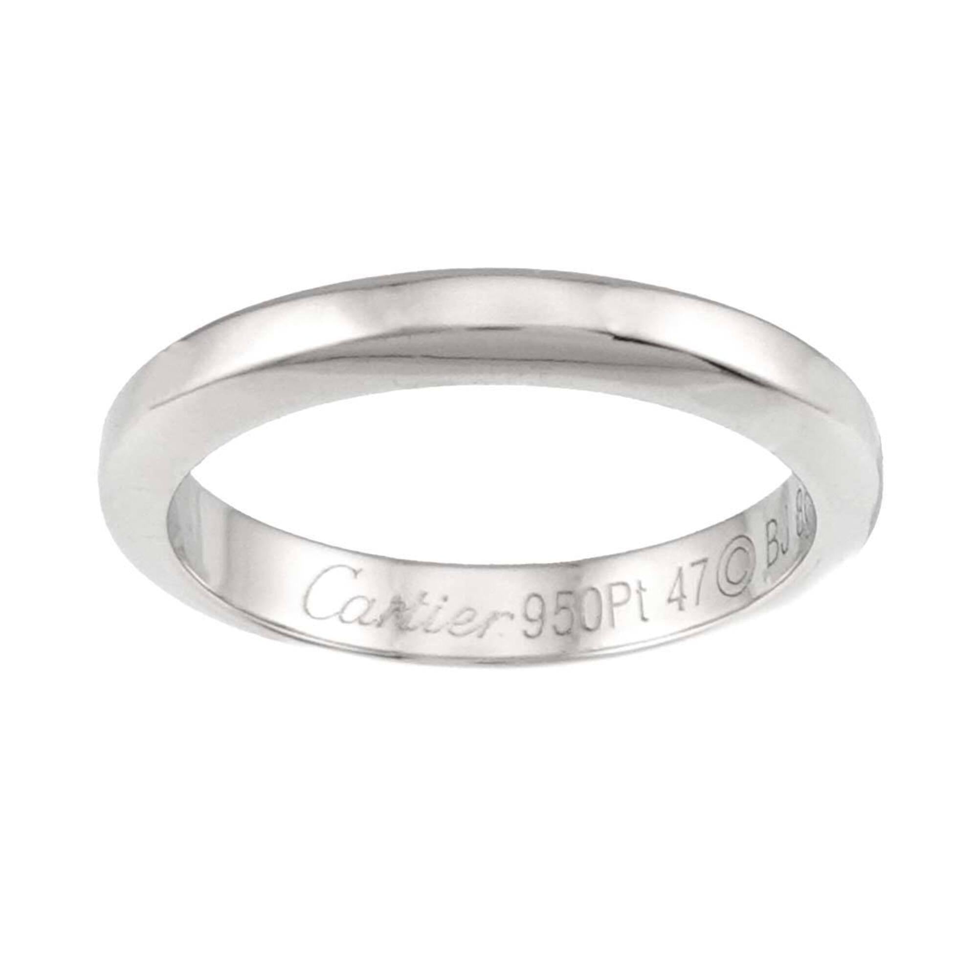 Cartier Platinum 950 Band Ring (Pre-Owned)