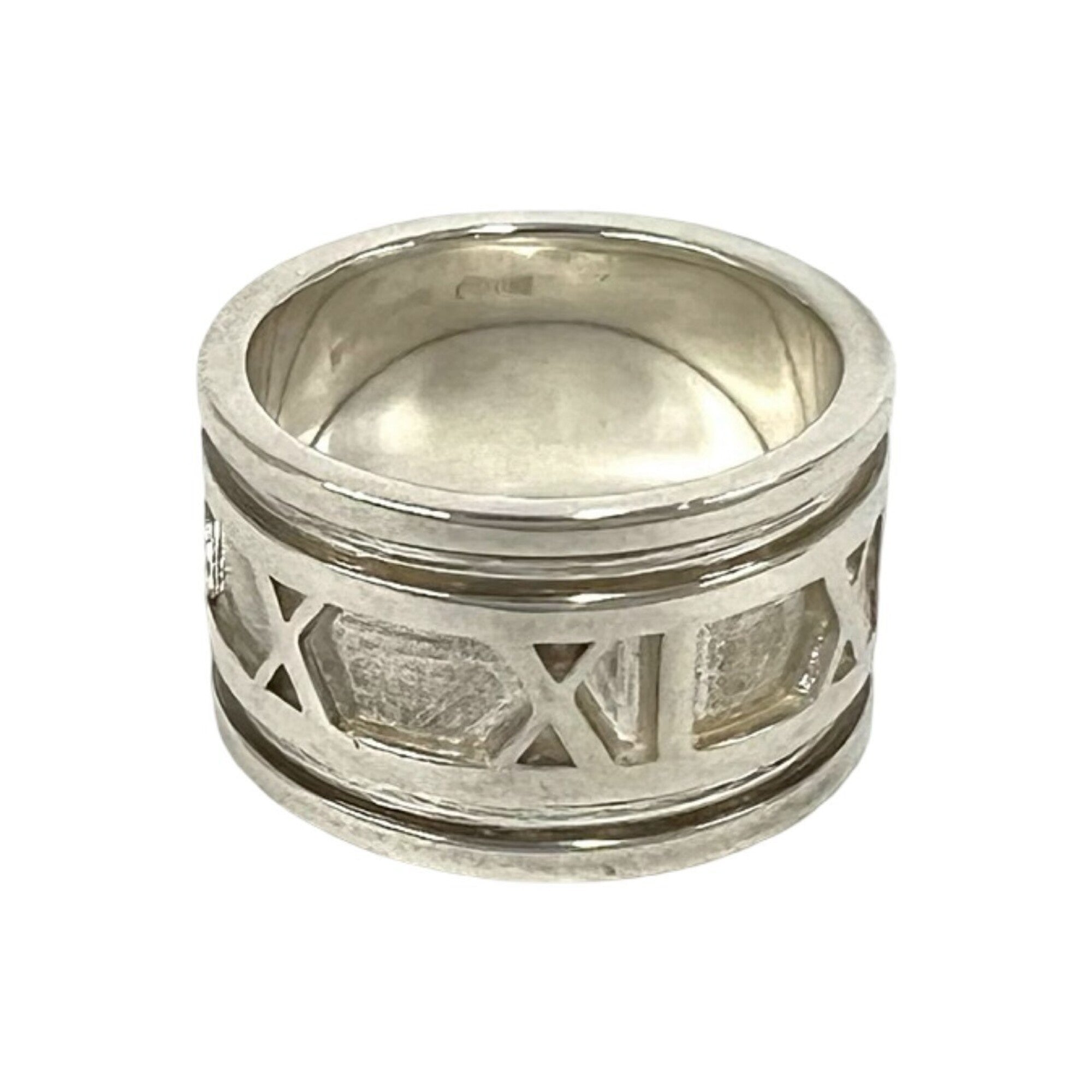 Tiffany Silver Silver 925 Band Ring (Pre-Owned)