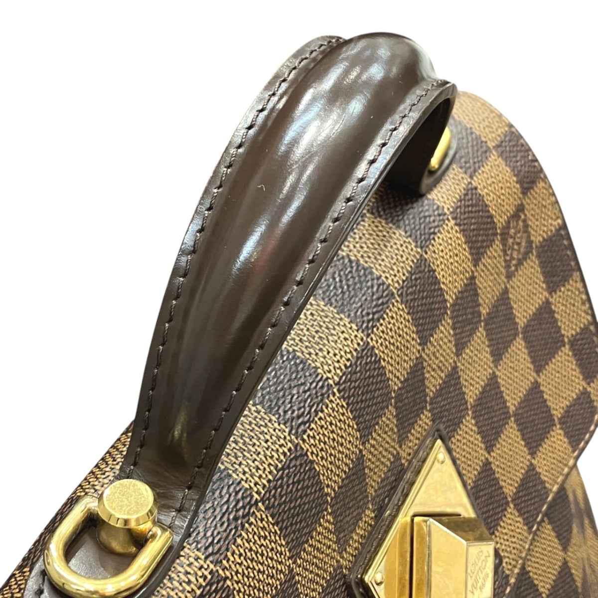 Louis Vuitton Brown Damier Canvas Galle Damier Canvas Handbag (Pre-Owned)