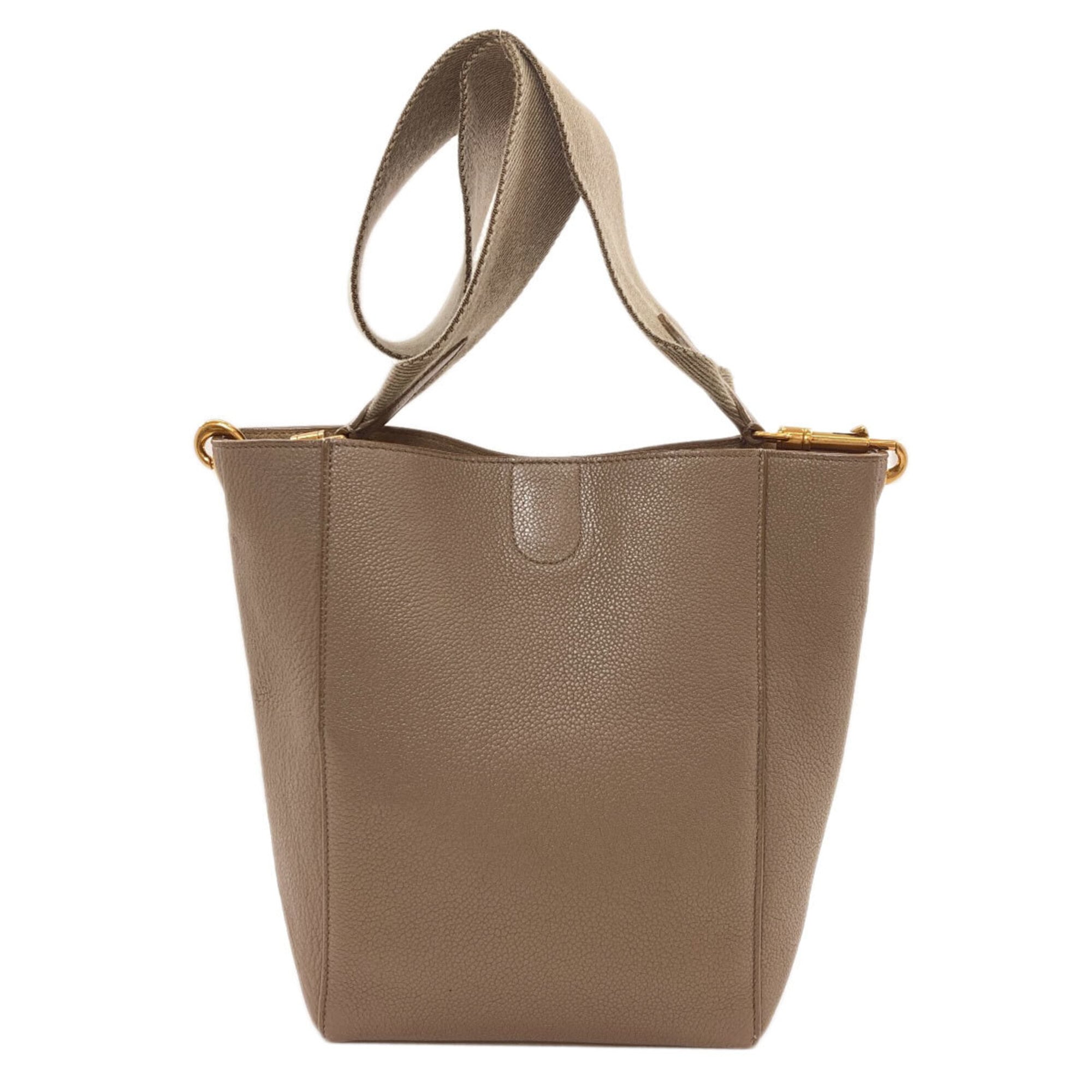 Celine Grayish Shoulder Bag (Pre-Owned)