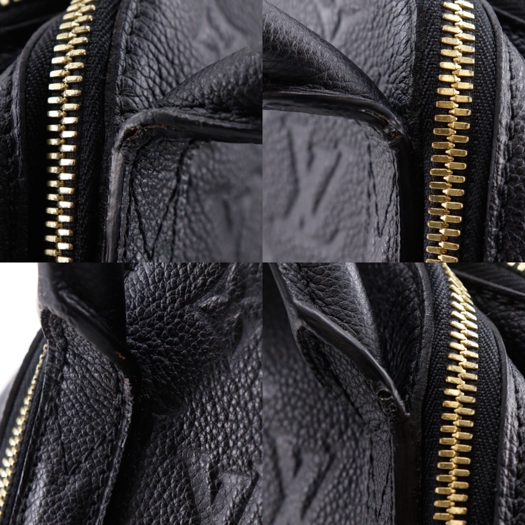 Louis Vuitton Black Noir Monogram Empreinte Handbag (Pre-Owned)